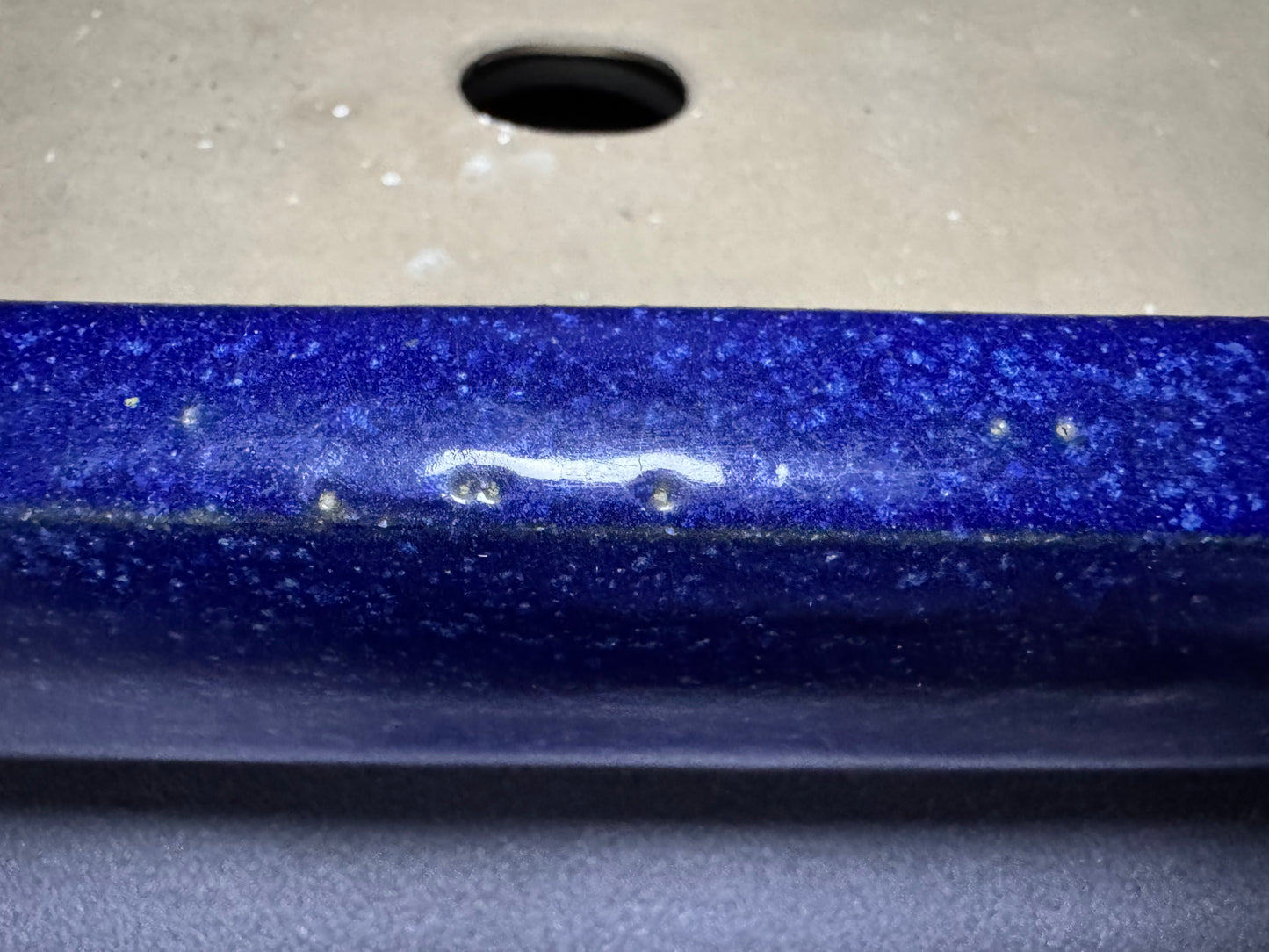 HARUMATSU 3rd Gen ( Harumatsu Rokumisai ) Seto, Rectangular Glaze 39.5cm (to be priced)