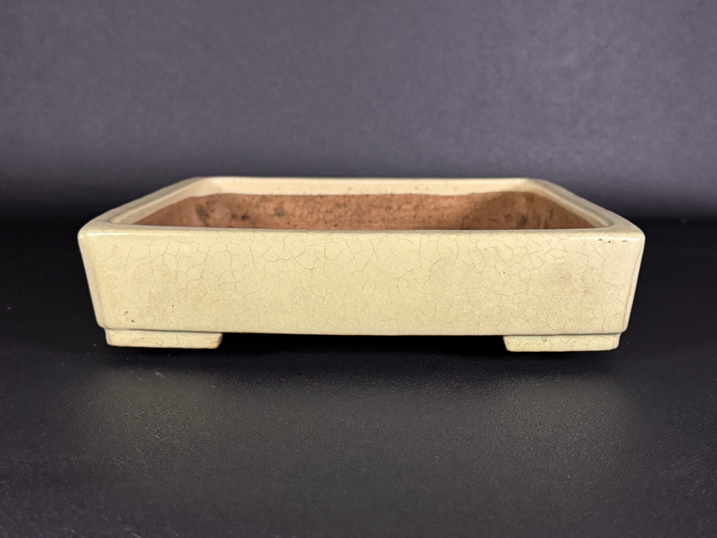 YAMAFUSA 4th Gen (YAMAFUSA KOIE 山房鯉江 (aka SAMBO)) -常滑-25.3cm | Square | Cream Glazed