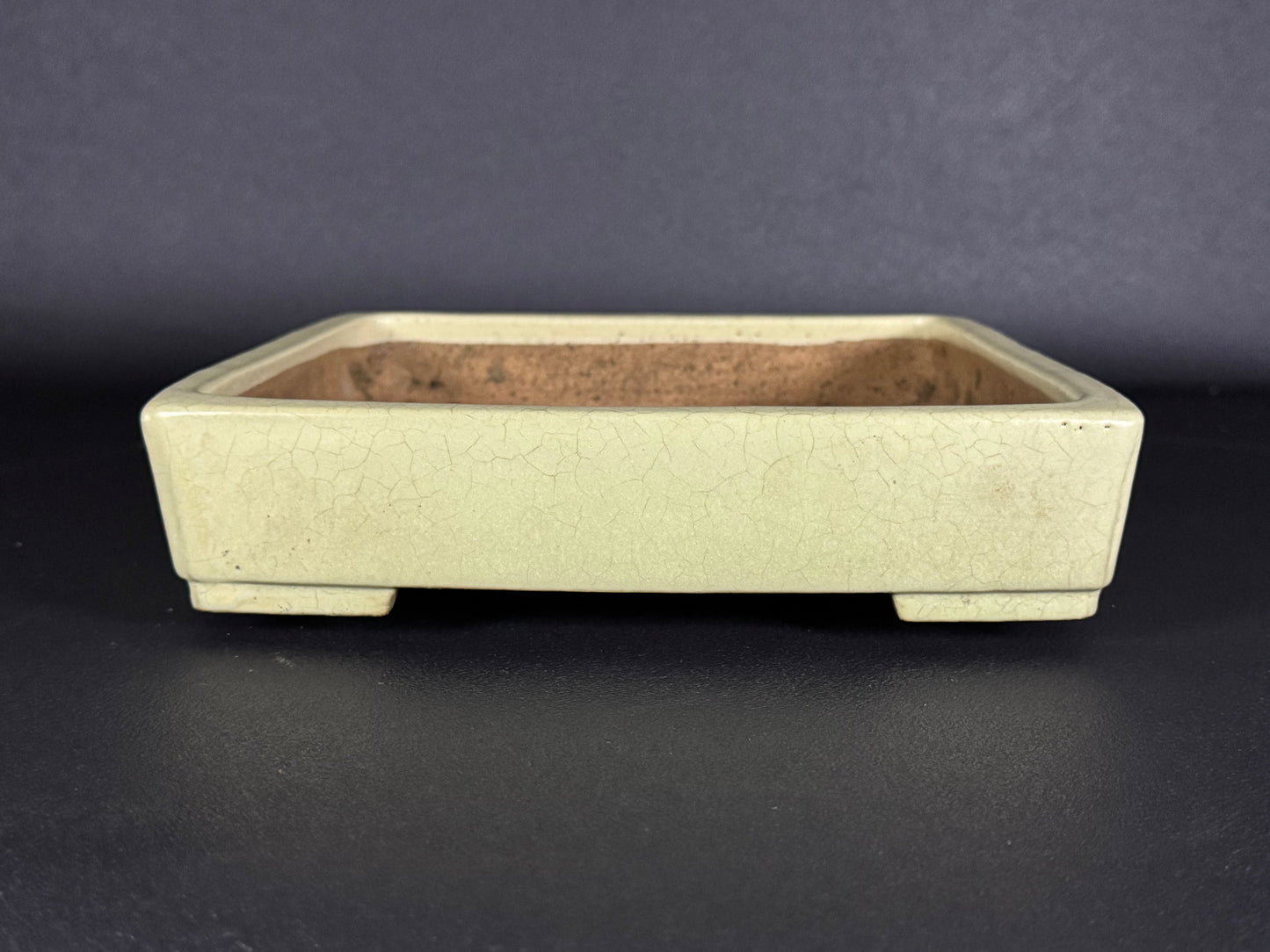 YAMAFUSA 4th Gen (YAMAFUSA KOIE 山房鯉江 (aka SAMBO)) -常滑-25.3cm | Square | Cream Glazed