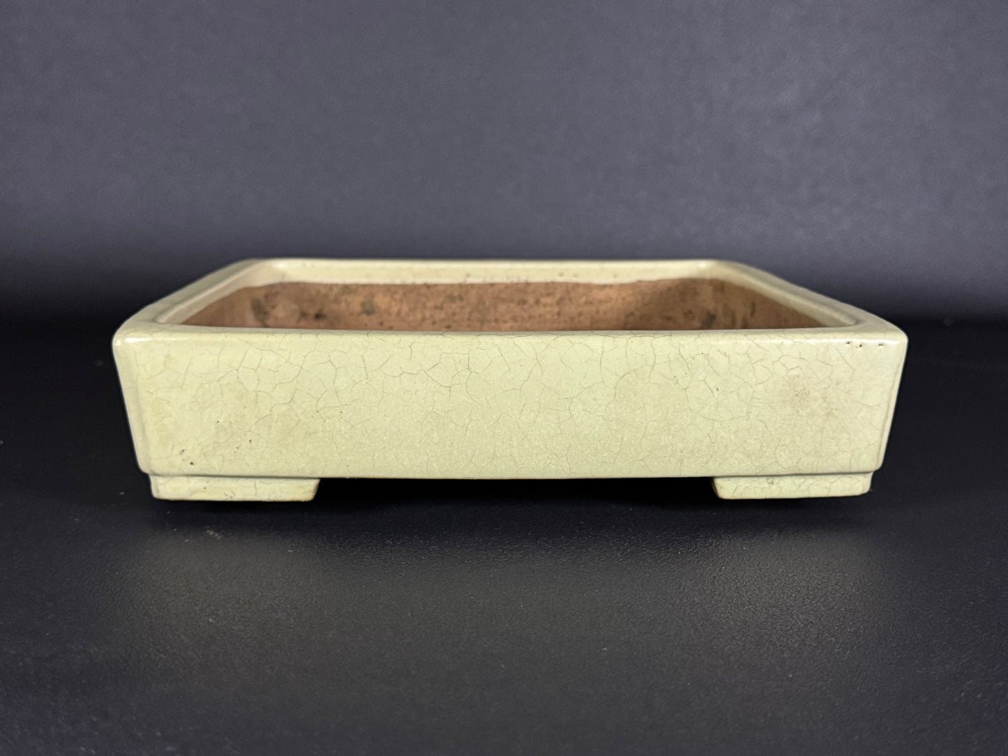YAMAFUSA 4th Gen (YAMAFUSA KOIE 山房鯉江 (aka SAMBO)) -常滑-25.3cm | Square | Cream Glazed