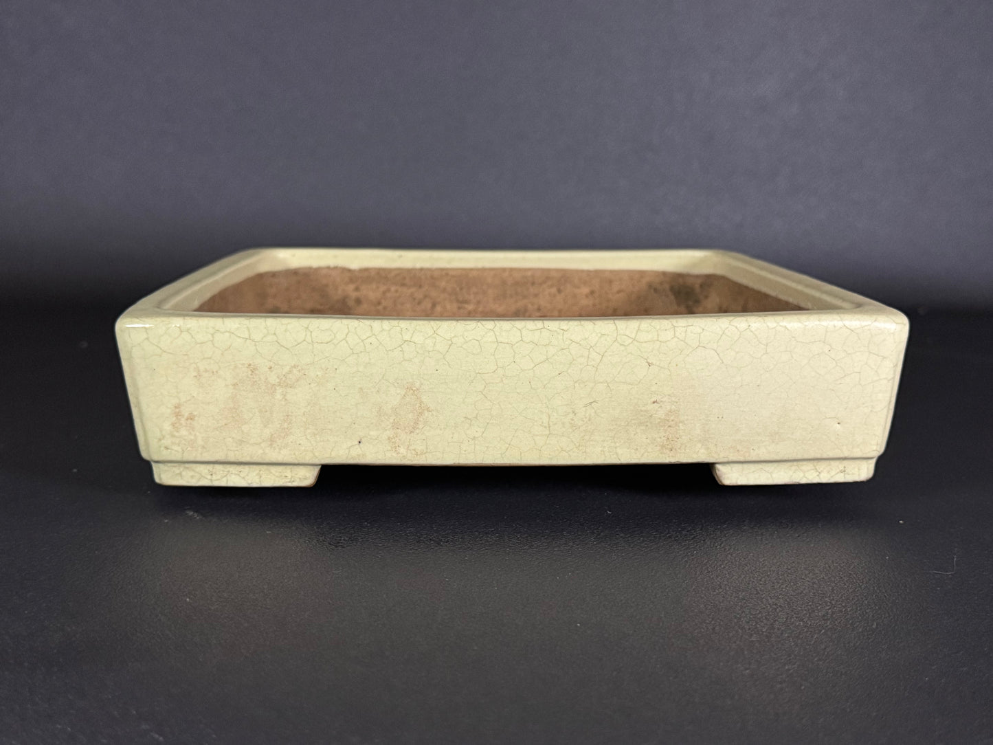 YAMAFUSA 4th Gen (YAMAFUSA KOIE 山房鯉江 (aka SAMBO)) -常滑-25.3cm | Square | Cream Glazed