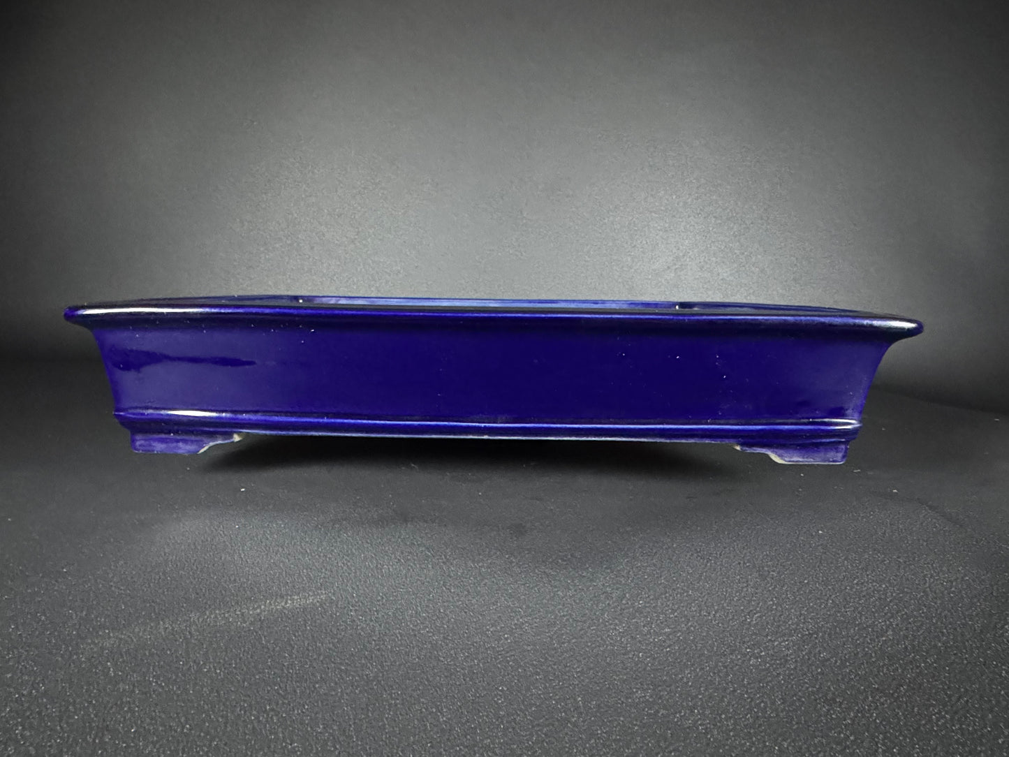 TERAHATA Mazan (Mayama Mazan) 常滑 49cm Rectangular Glazed (Ruri-iro)