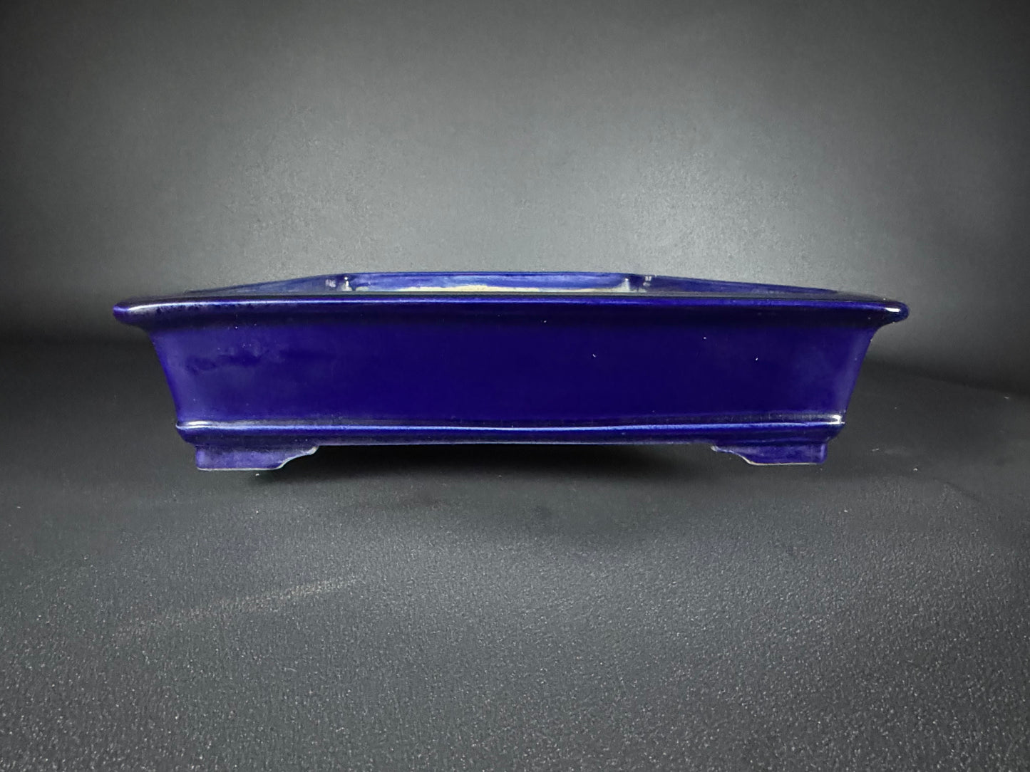 TERAHATA Mazan (Mayama Mazan) 常滑 49cm Rectangular Glazed (Ruri-iro)
