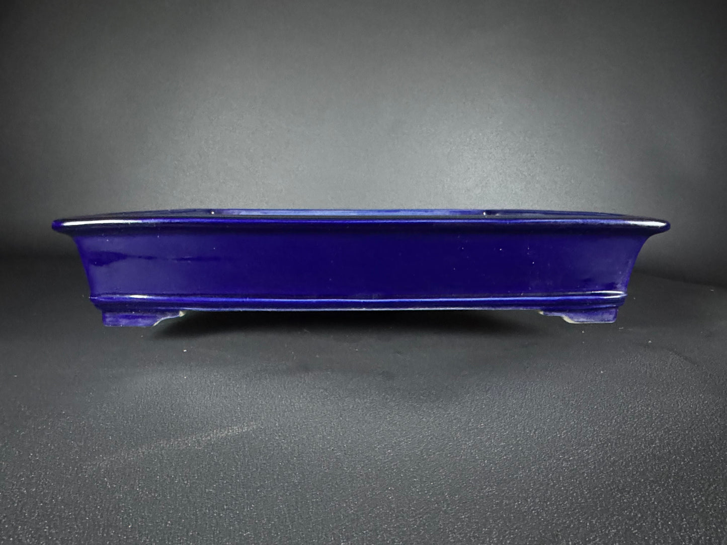 TERAHATA Mazan (Mayama Mazan) 常滑 49cm Rectangular Glazed (Ruri-iro)