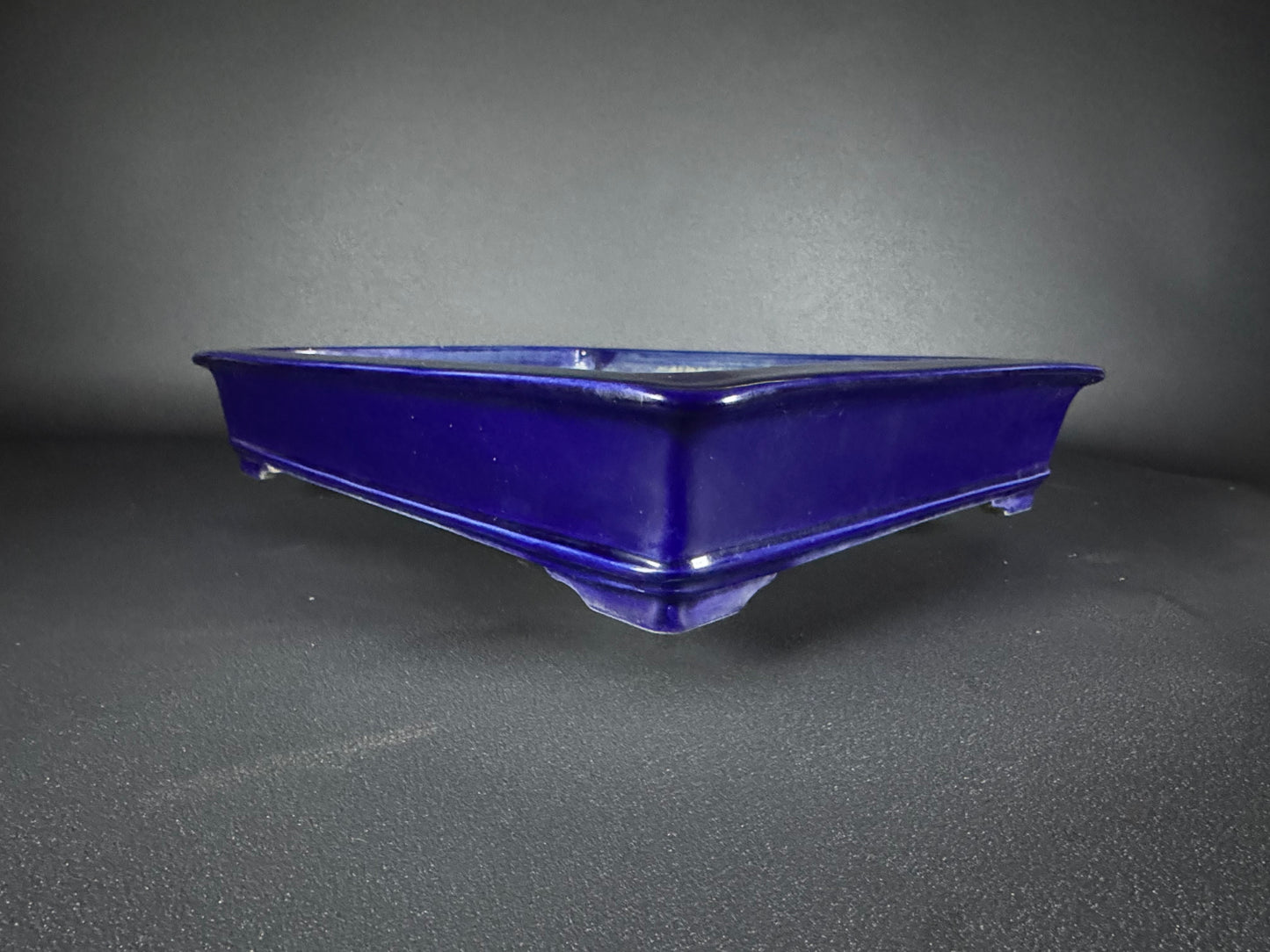 TERAHATA Mazan (Mayama Mazan) 常滑 49cm Rectangular Glazed (Ruri-iro)