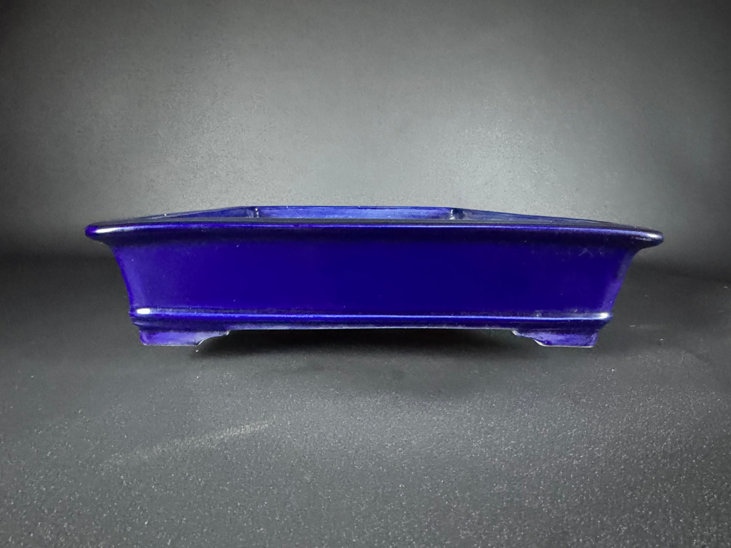TERAHATA Mazan (Mayama Mazan) 常滑 49cm Rectangular Glazed (Ruri-iro)