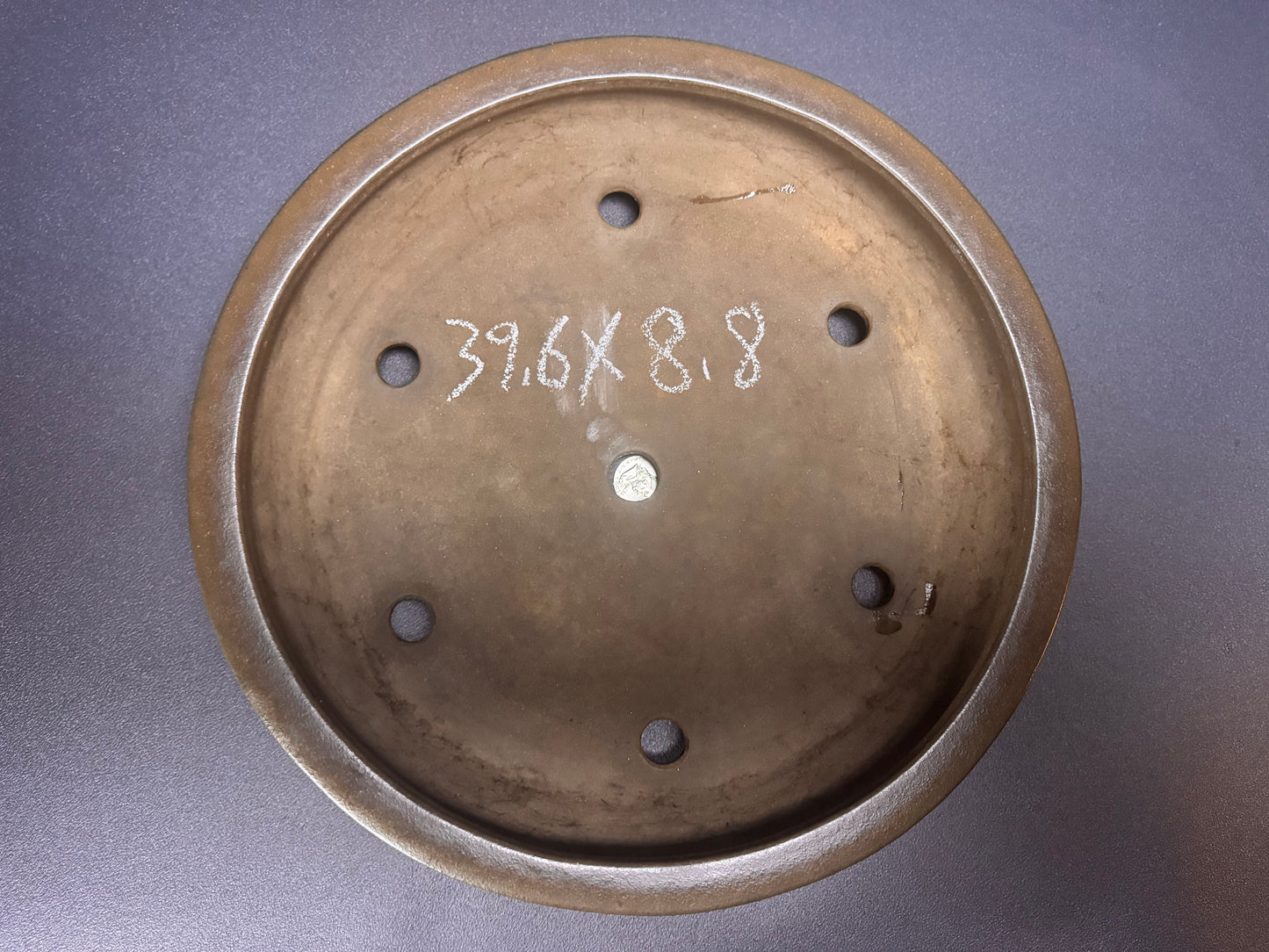 GYOUZAN 1St Gen (Nakano Yukizyou) "爪描き" - 常滑– 39.6cm drum taiko-gata (太鼓型) NOT FOR SALE!