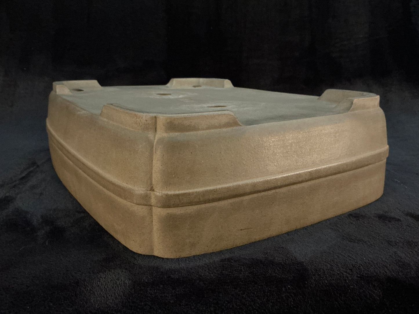 Masuyama, Tokoname, 41 rectangular, unglazed.