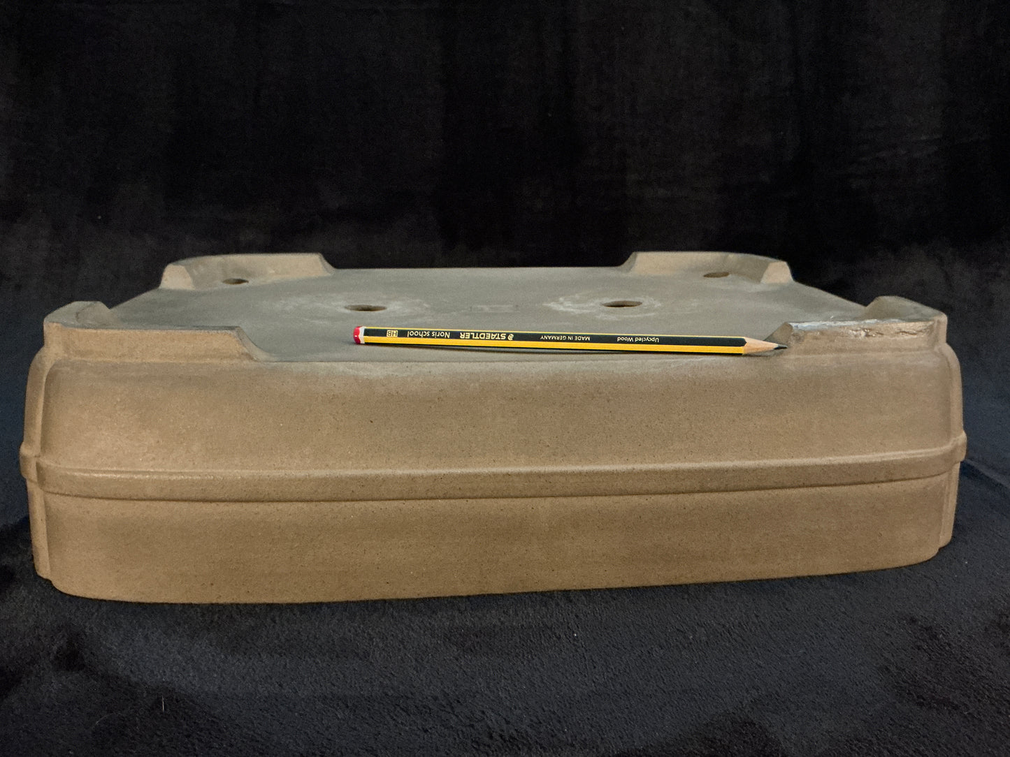 Masuyama, Tokoname, 41 rectangular, unglazed.
