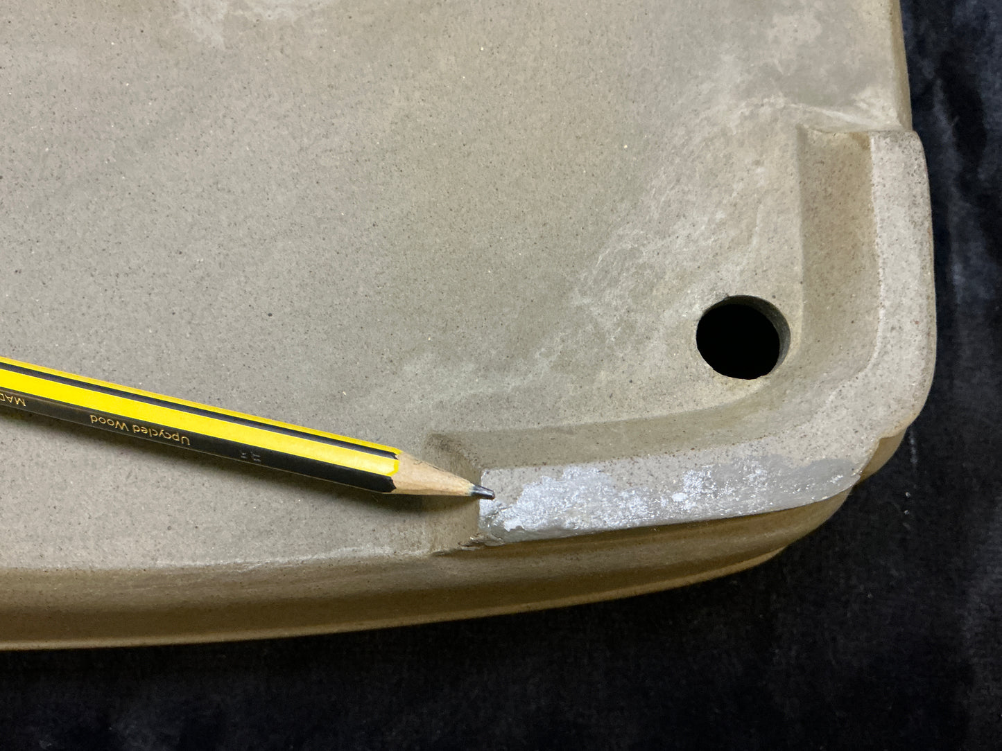Masuyama, Tokoname, 41 rectangular, unglazed.