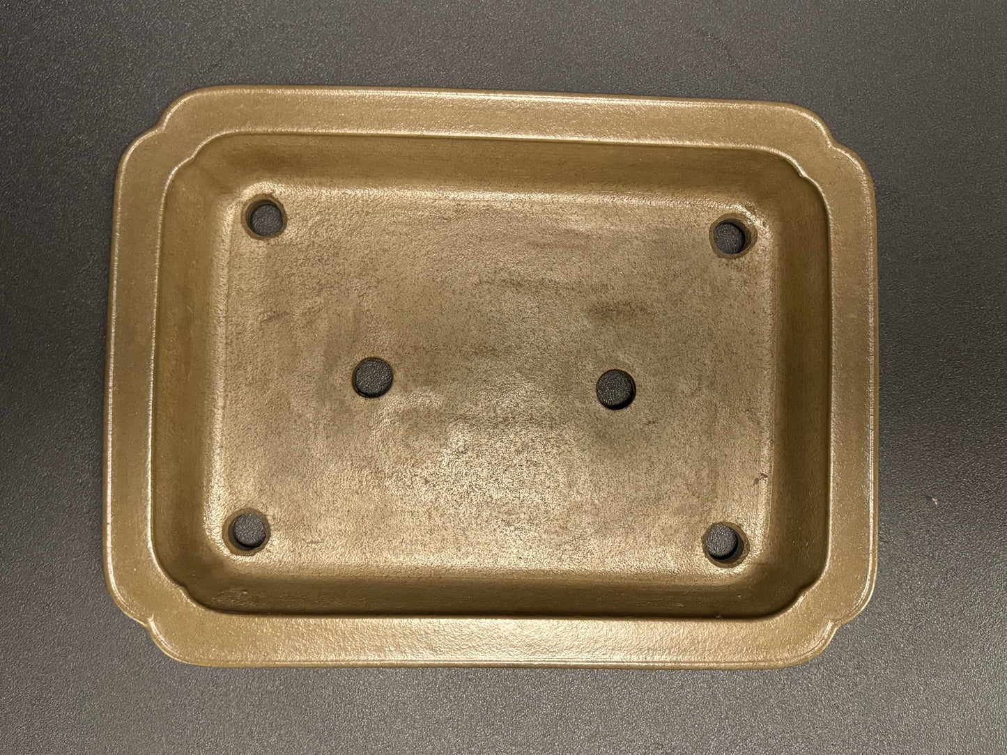 KEIZAN Hisada 久山 桂山 - 常滑 –37.8cm Rectangular unglazed Flared-corners