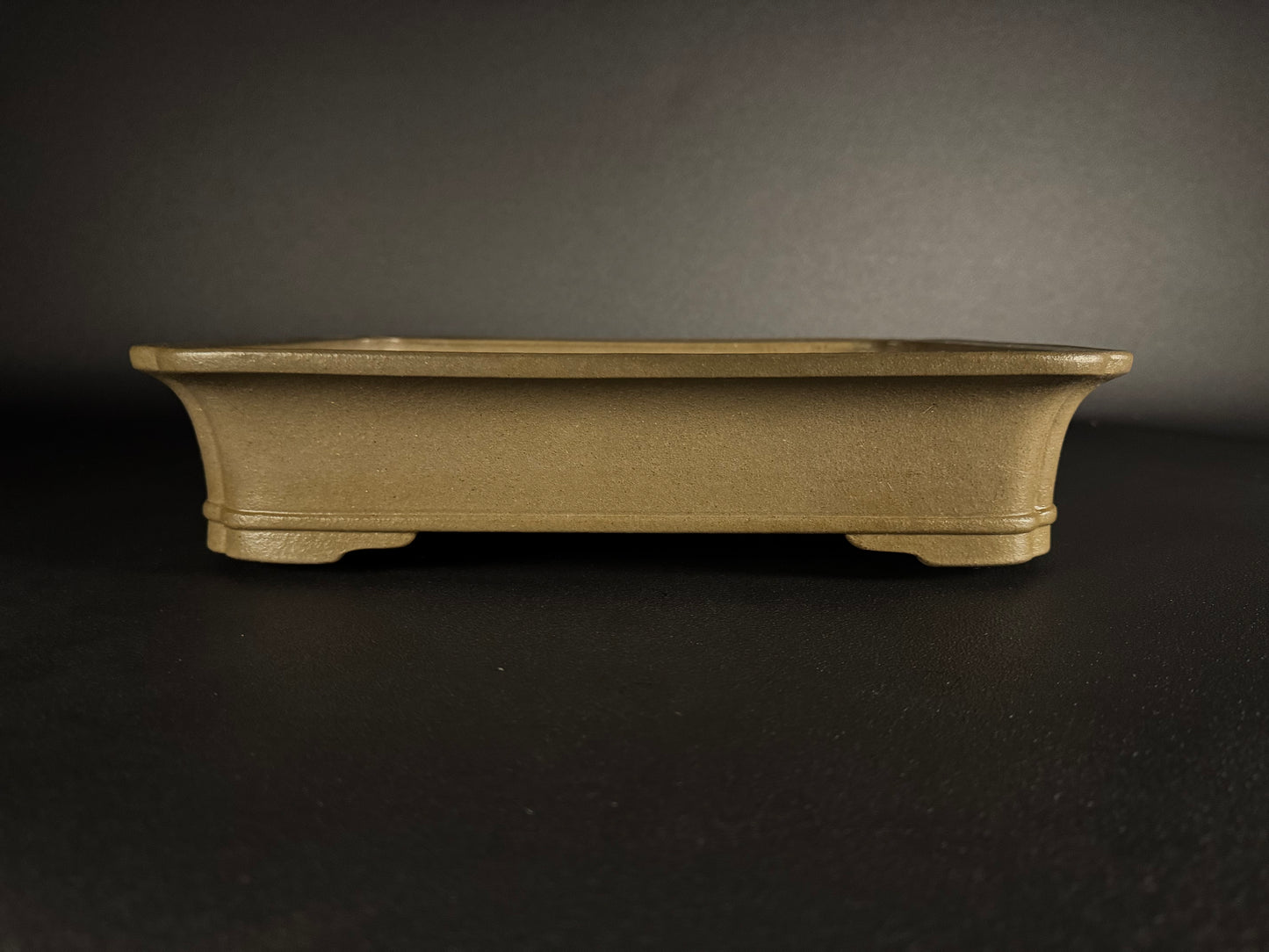 KEIZAN Hisada 久山 桂山 - 常滑 –37.8cm Rectangular unglazed Flared-corners