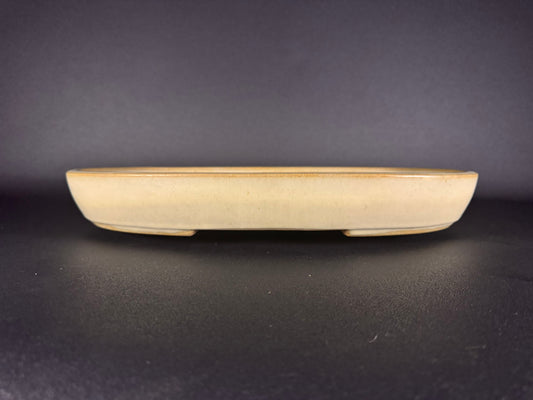 YAMAFUSA 4th Gen (YAMAFUSA KOIE 山房鯉江 (aka SAMBO)) -常滑-47.0cm  | Oval | Cream Glazed
