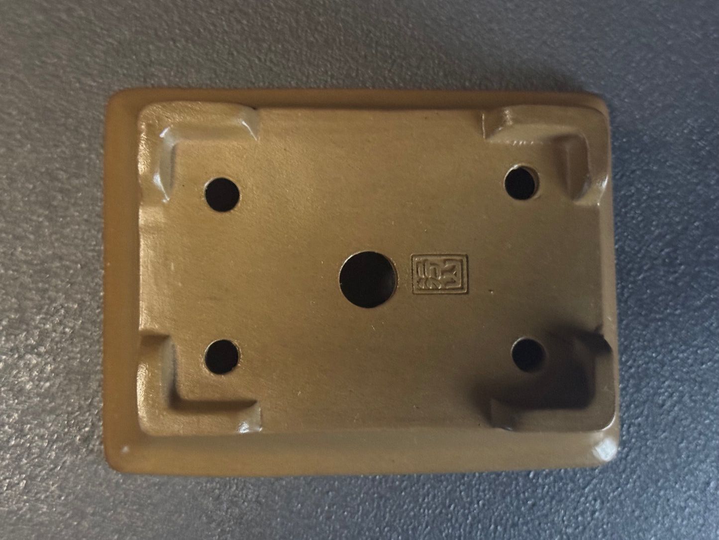 GYOUZAN 1St Gen (Nakano Yukizyou) "中野行常" - 常滑– 12.3cm Rectangular, Shohin (小品)