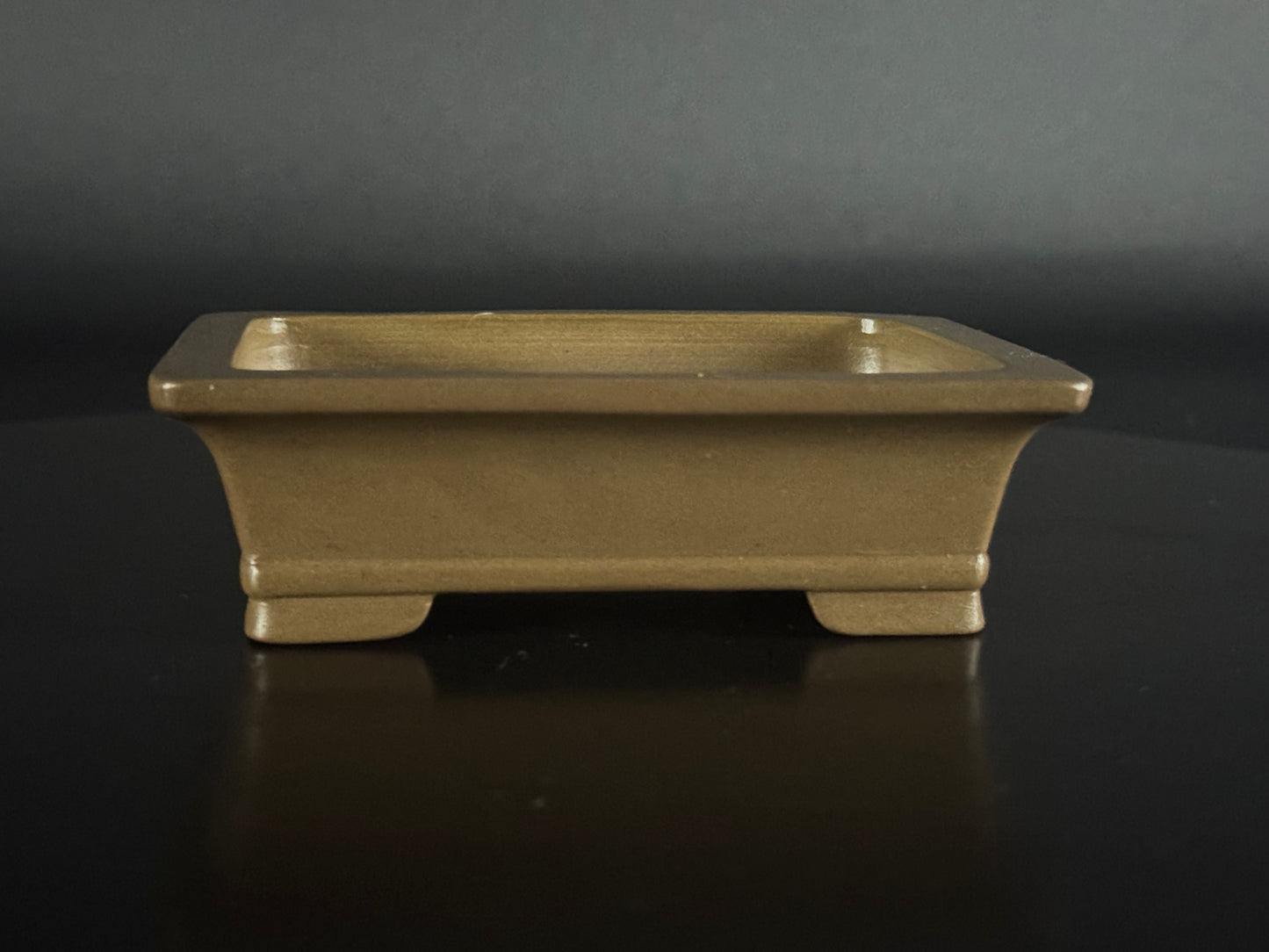 GYOUZAN 1St Gen (Nakano Yukizyou) "中野行常" - 常滑– 12.3cm Rectangular, Shohin (小品)