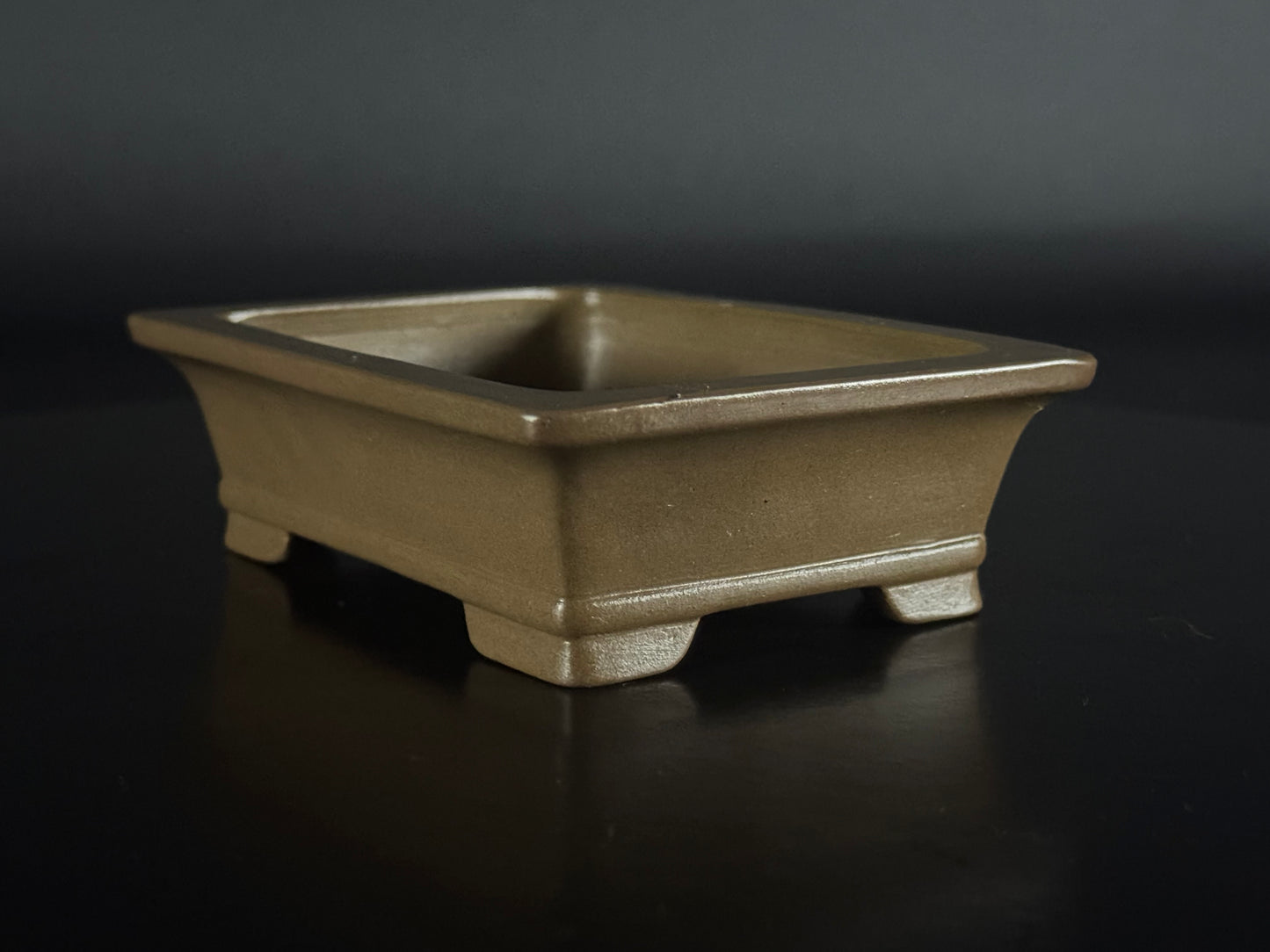 GYOUZAN 1St Gen (Nakano Yukizyou) "中野行常" - 常滑– 12.3cm Rectangular, Shohin (小品)
