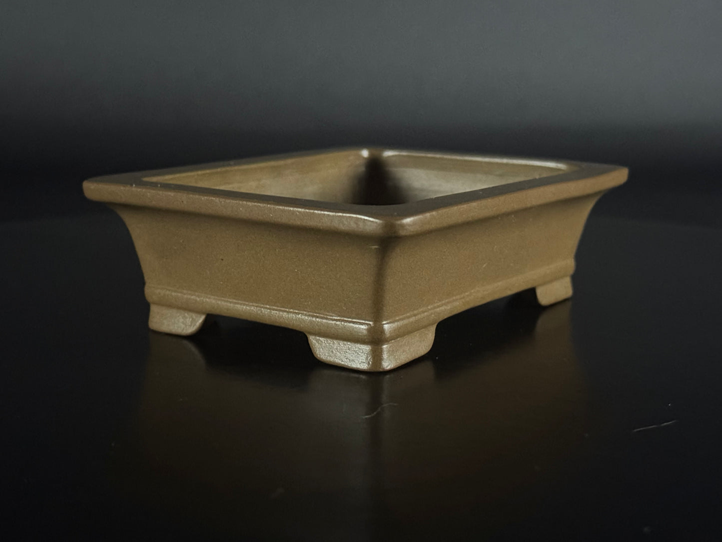 GYOUZAN 1St Gen (Nakano Yukizyou) "中野行常" - 常滑– 12.3cm Rectangular, Shohin (小品)