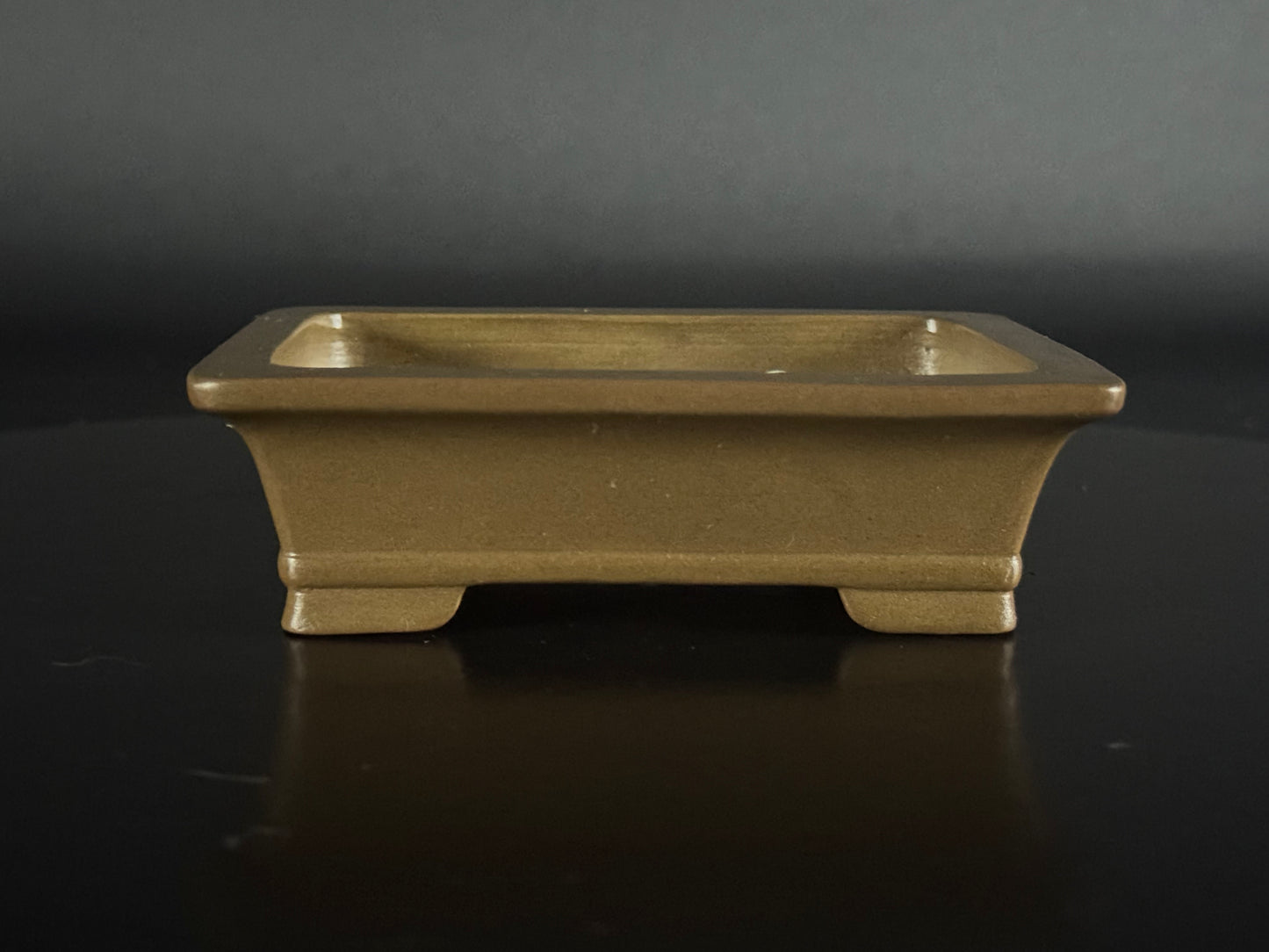 GYOUZAN 1St Gen (Nakano Yukizyou) "中野行常" - 常滑– 12.3cm Rectangular, Shohin (小品)