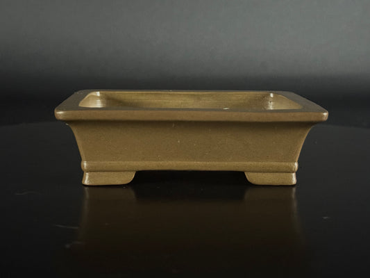 GYOUZAN 1St Gen (Nakano Yukizyou) "中野行常" - 常滑– 12.3cm Rectangular, Shohin (小品)