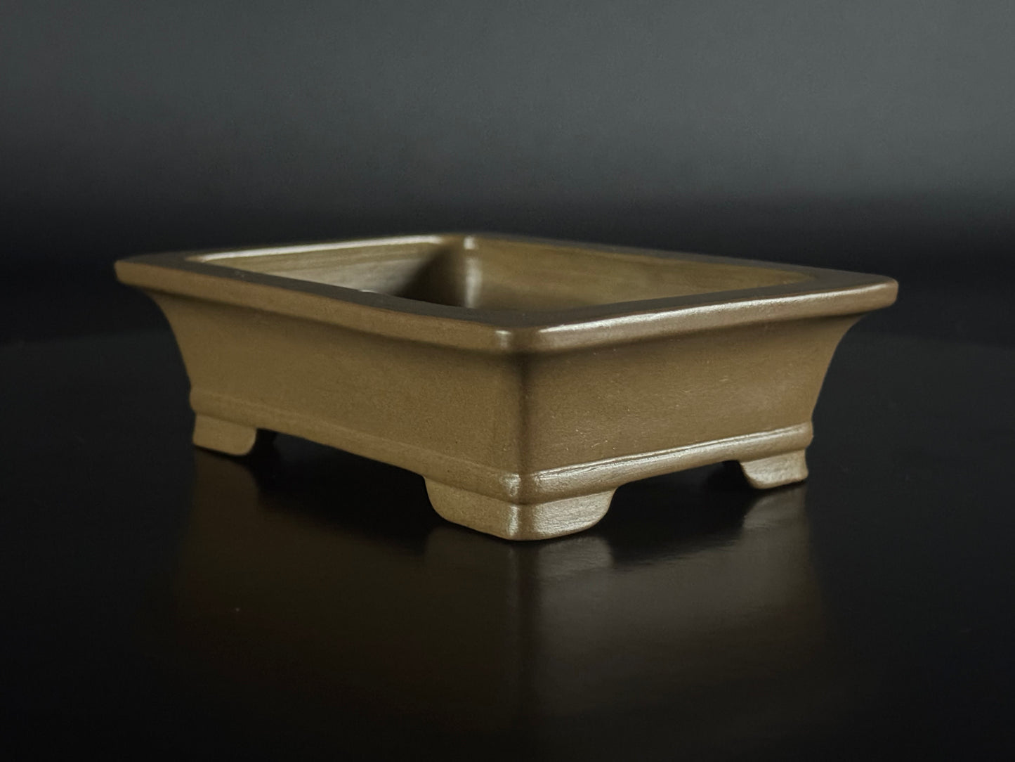 GYOUZAN 1St Gen (Nakano Yukizyou) "中野行常" - 常滑– 12.3cm Rectangular, Shohin (小品)