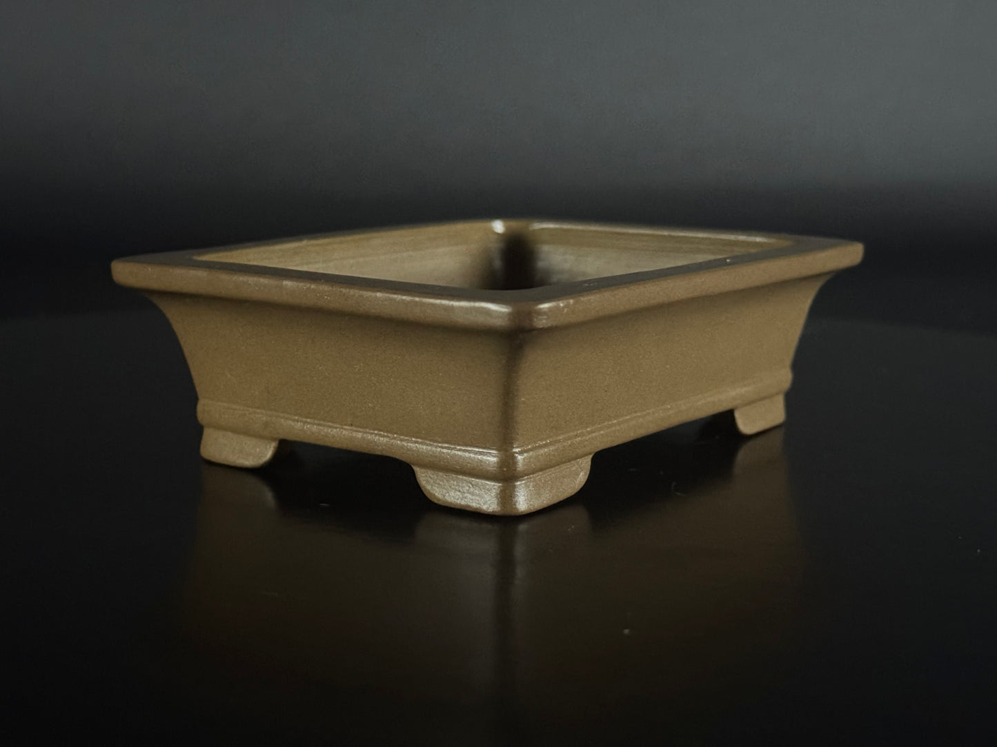 GYOUZAN 1St Gen (Nakano Yukizyou) "中野行常" - 常滑– 12.3cm Rectangular, Shohin (小品)