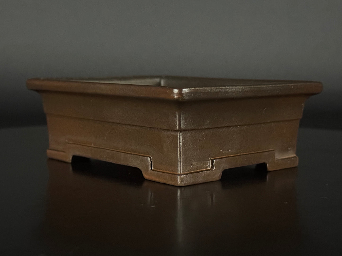 SENKOEN (Hanno Souhei) 常滑 Shohin (小品) 12.2cm Rectangle
