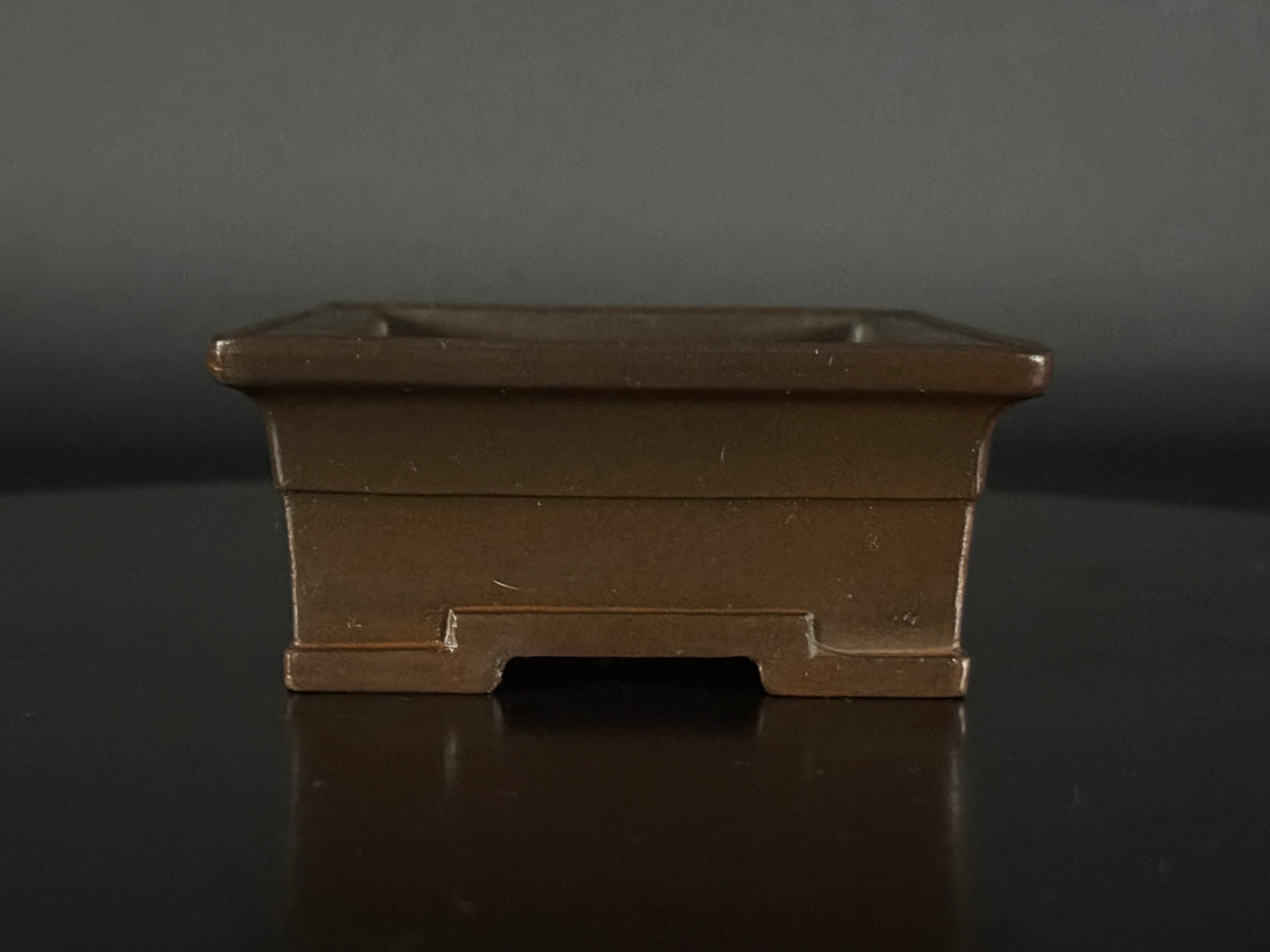 SENKOEN (Hanno Souhei) 常滑 Shohin (小品) 12.2cm Rectangle