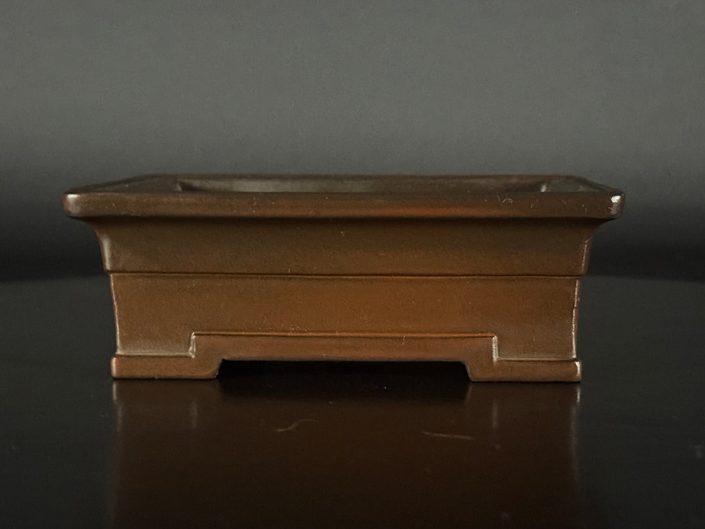 SENKOEN (Hanno Souhei) 常滑 Shohin (小品) 12.2cm Rectangle