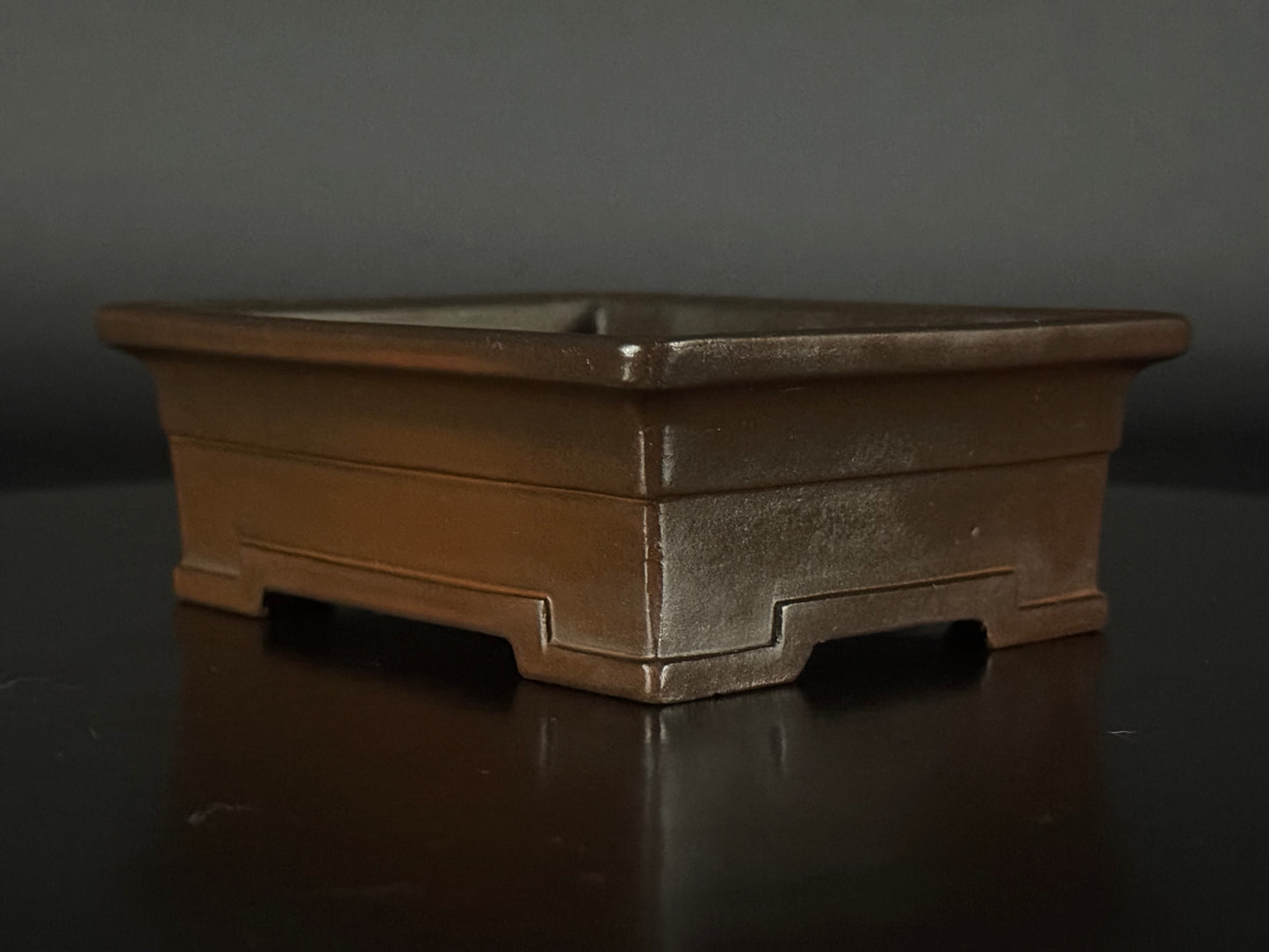 SENKOEN (Hanno Souhei) 常滑 Shohin (小品) 12.2cm Rectangle
