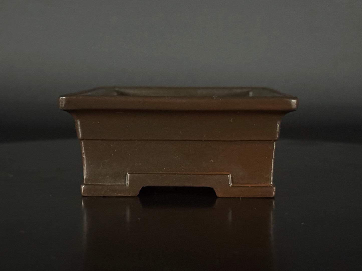 SENKOEN (Hanno Souhei) 常滑 Shohin (小品) 12.2cm Rectangle