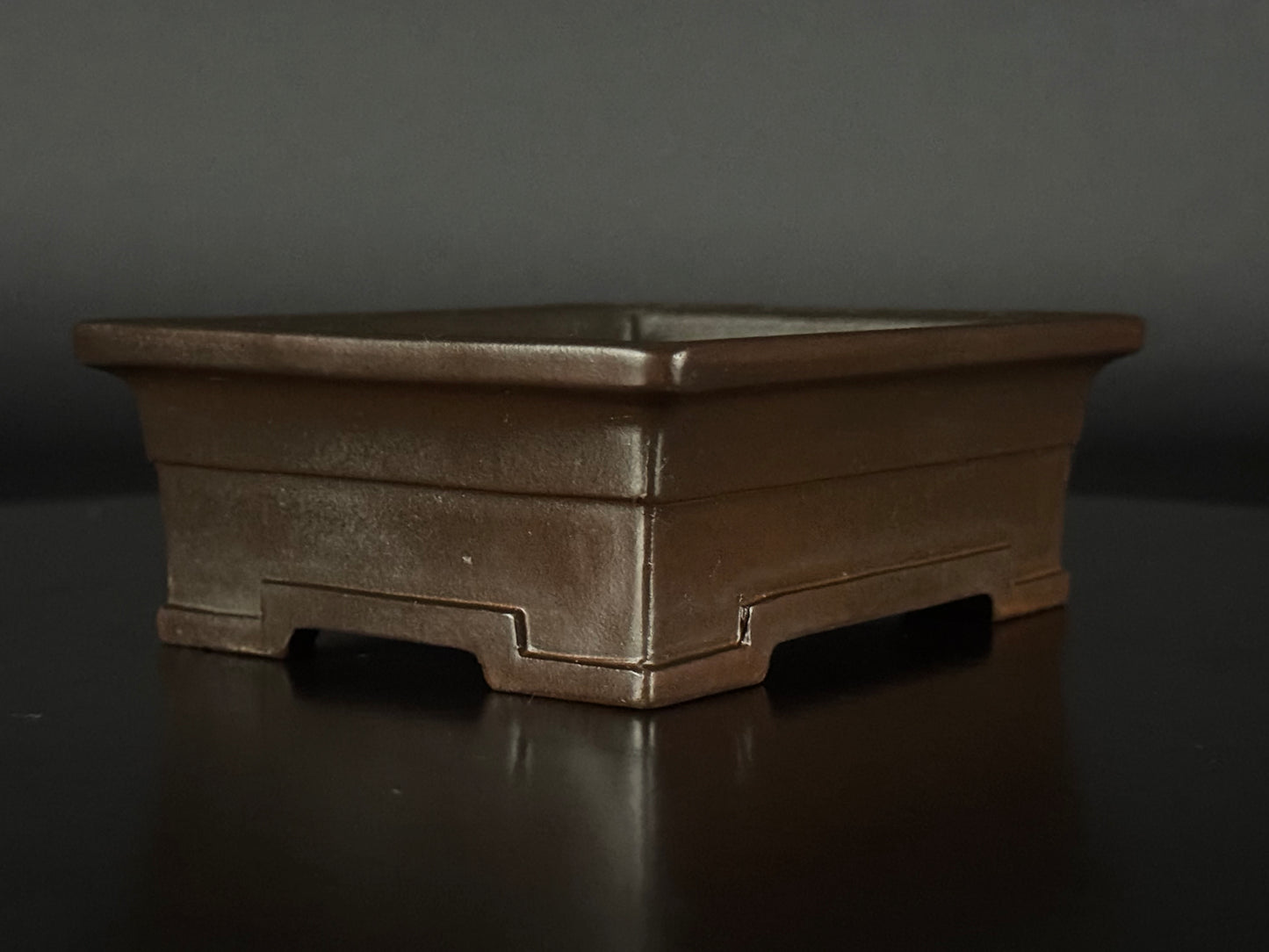 SENKOEN (Hanno Souhei) 常滑 Shohin (小品) 12.2cm Rectangle