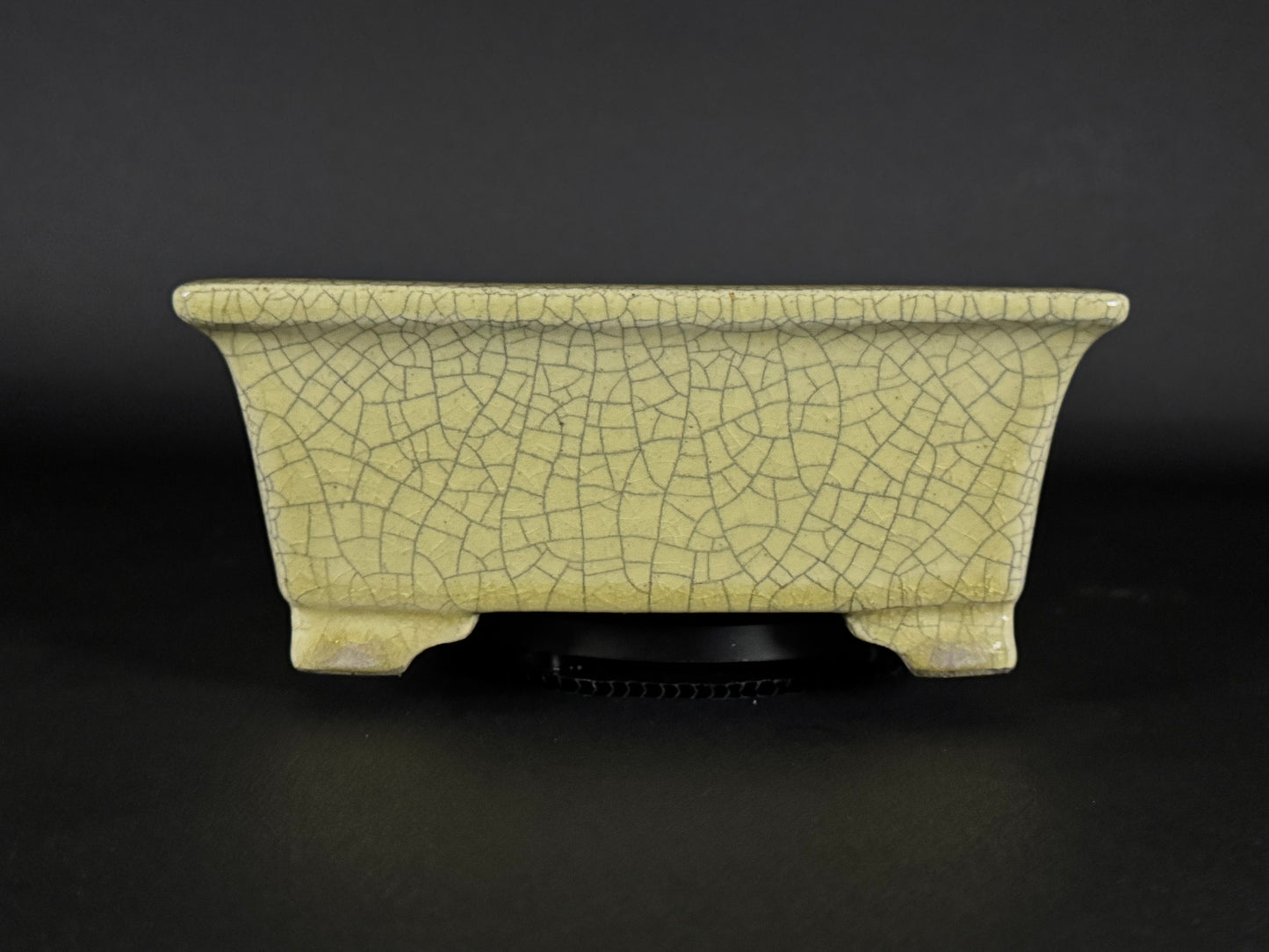 TERAHATA Mazan (Mayama Mazan) 常滑 – 19.0cm Square Bonsai Pot