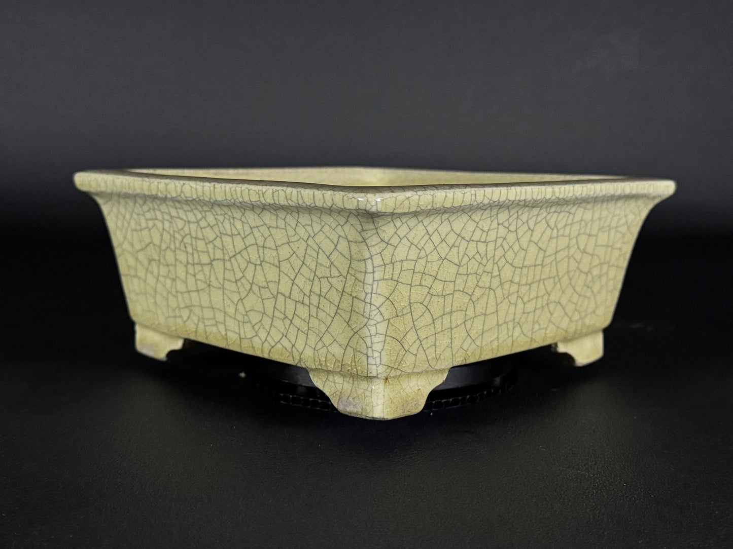 TERAHATA Mazan (Mayama Mazan) 常滑 – 19.0cm Square Bonsai Pot
