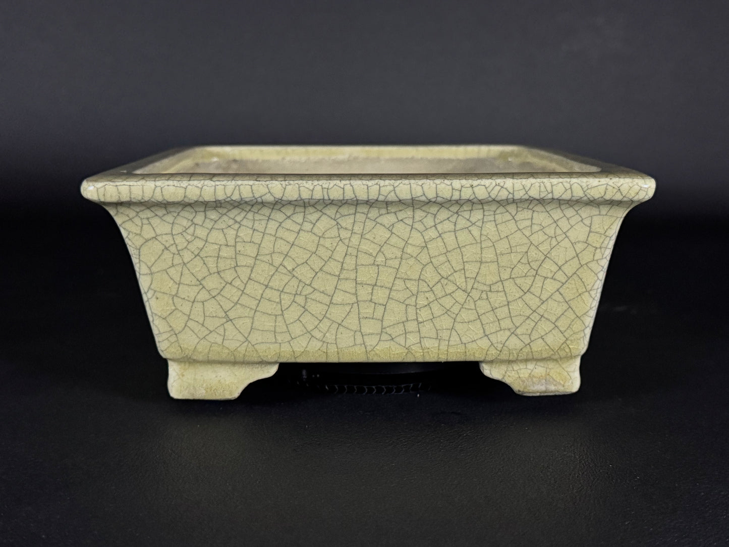 TERAHATA Mazan (Mayama Mazan) 常滑 – 19.0cm Square Bonsai Pot