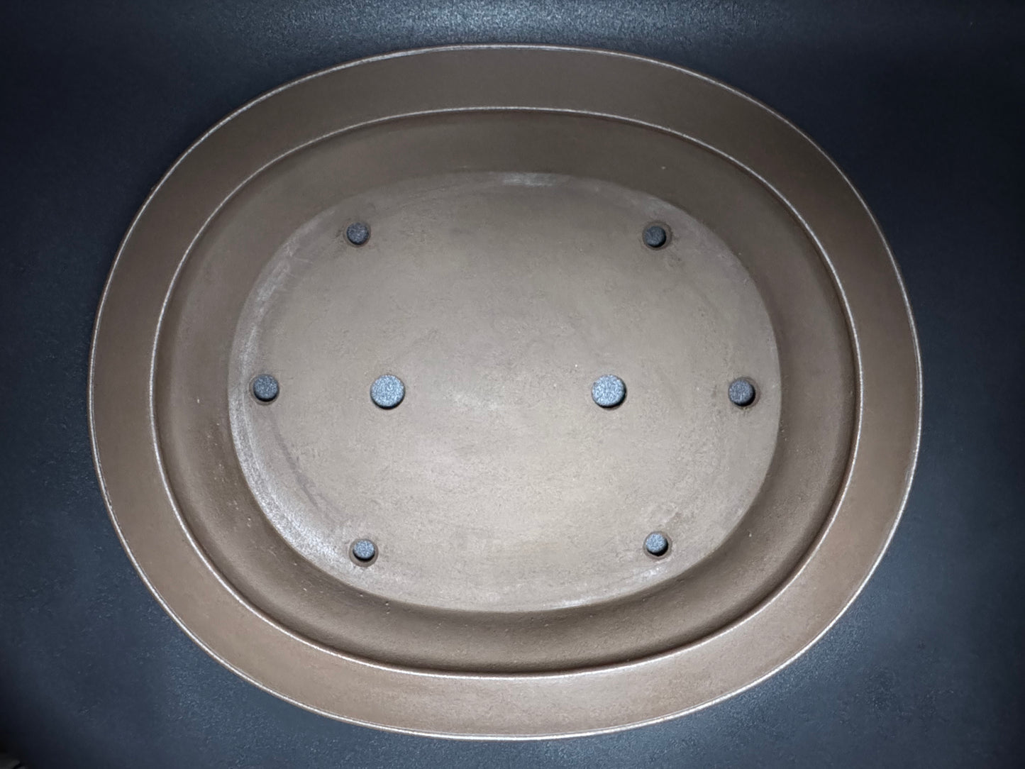 KISEN ( Kinsen Ikkodou 喜泉 壱光堂) 常滑 - 63.0cm - Oval Unglazed Bonsai Pot