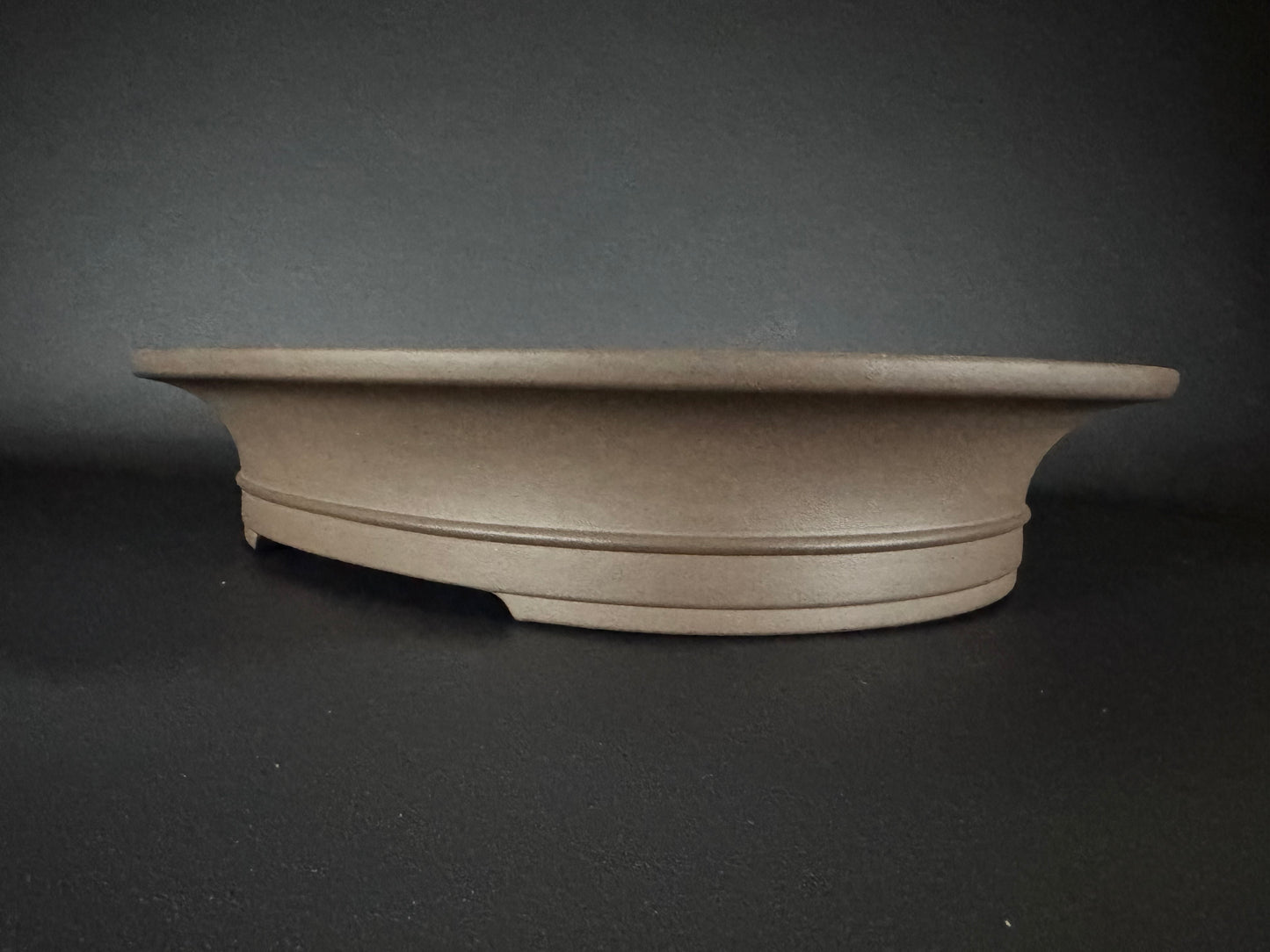 KISEN ( Kinsen Ikkodou 喜泉 壱光堂) 常滑 - 63.0cm - Oval Unglazed Bonsai Pot