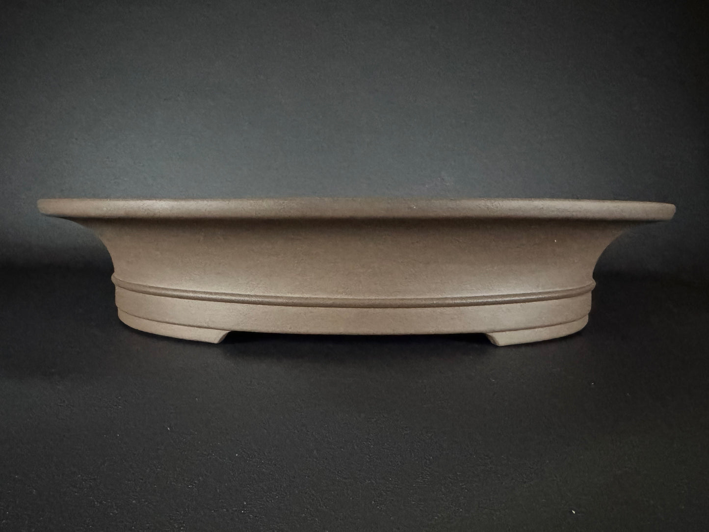 KISEN ( Kinsen Ikkodou 喜泉 壱光堂) 常滑 - 63.0cm - Oval Unglazed Bonsai Pot