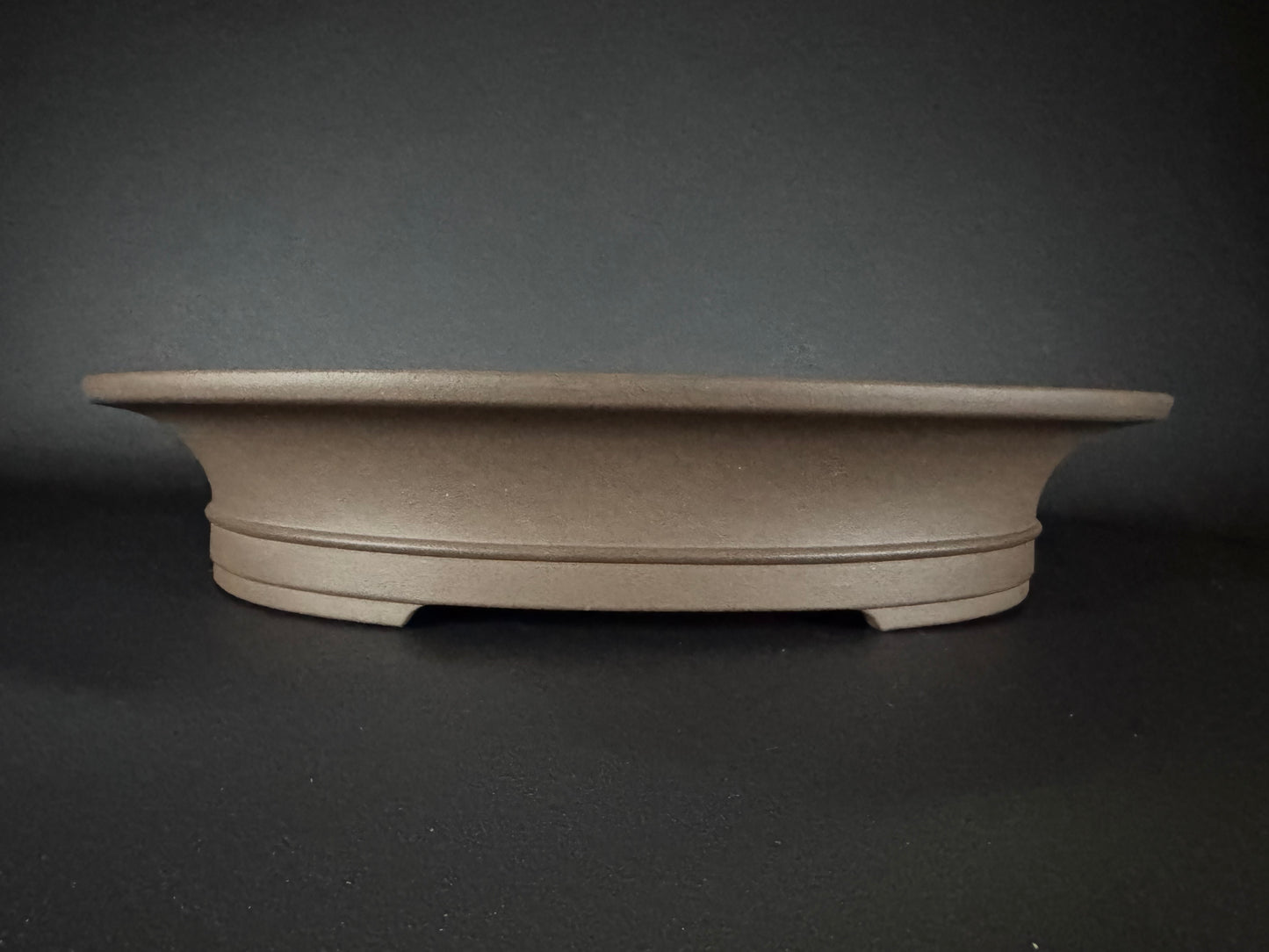 KISEN ( Kinsen Ikkodou 喜泉 壱光堂) 常滑 - 63.0cm - Oval Unglazed Bonsai Pot