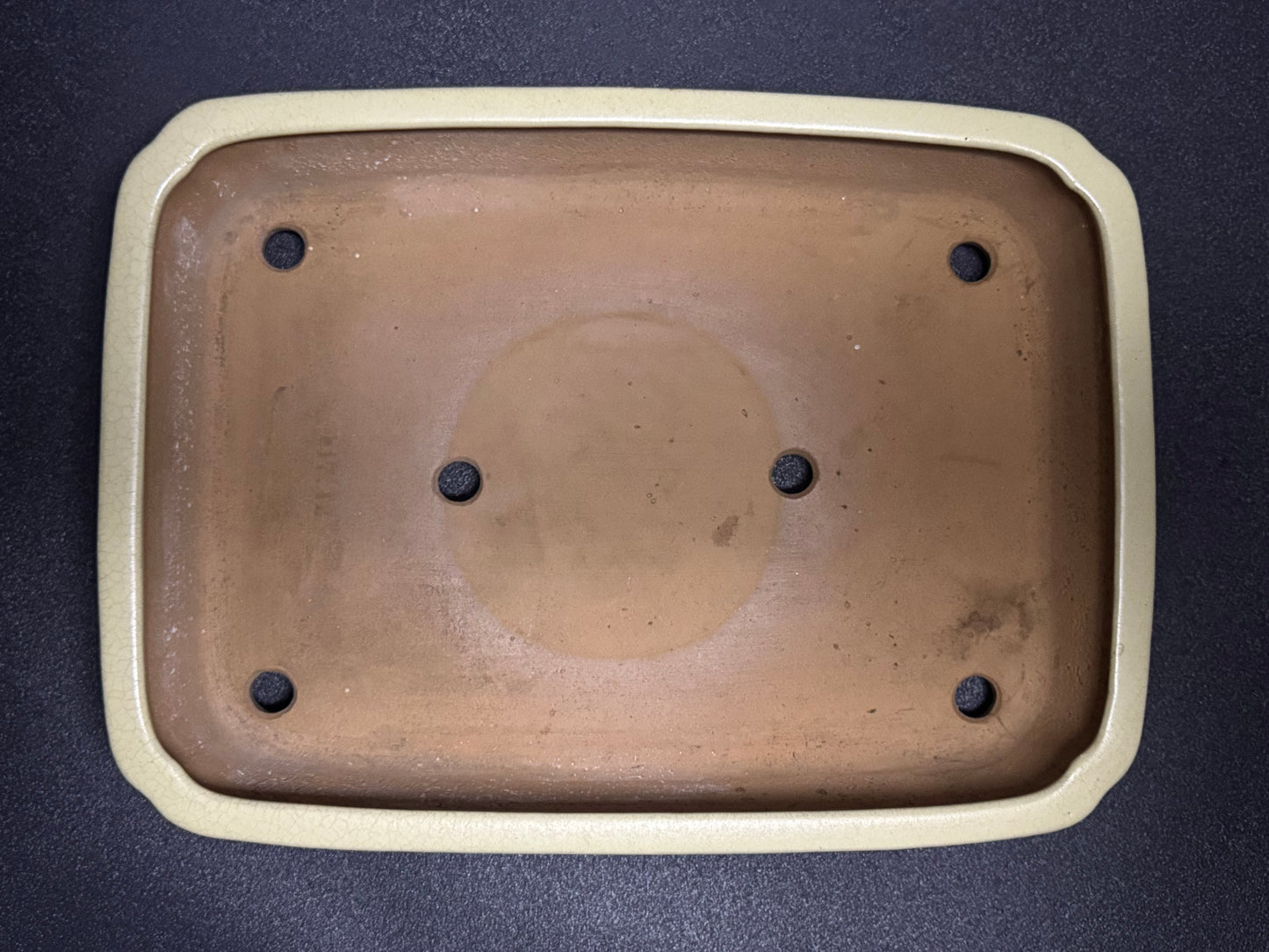 YAMAFUSA 4th Gen (YAMAFUSA KOIE 山房鯉江 (aka SAMBO)) -常滑-38.4cm | Rectangular | Cream Glazed