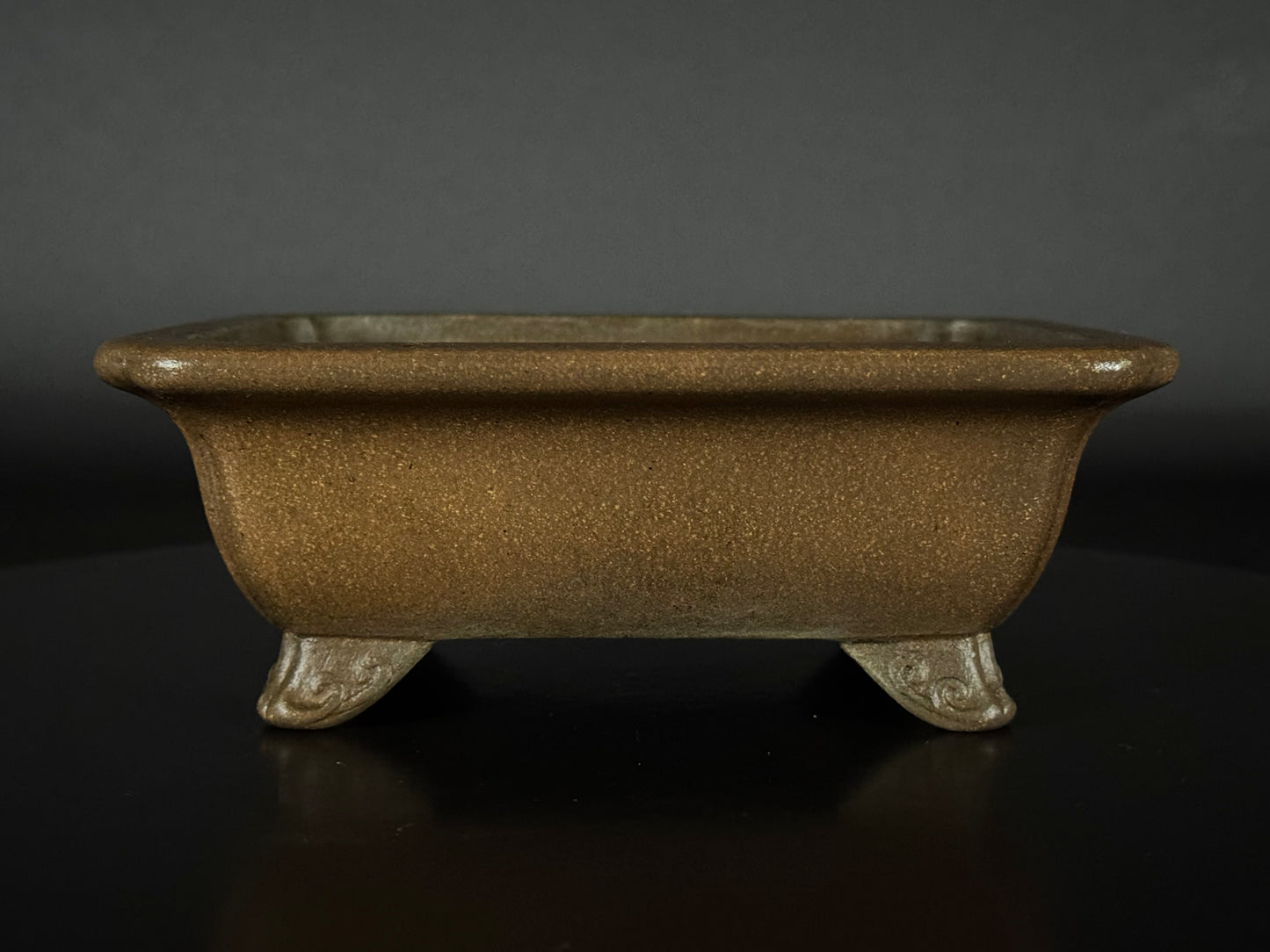 GYOUZAN 1St Gen (Nakano Yukizyou) "中野行常" - 常滑– 17.3cm Rectangular, Shohin (小品)