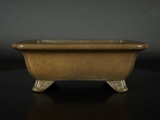 GYOUZAN 1St Gen (Nakano Yukizyou) "中野行常" - 常滑– 17.3cm Rectangular, Shohin (小品)