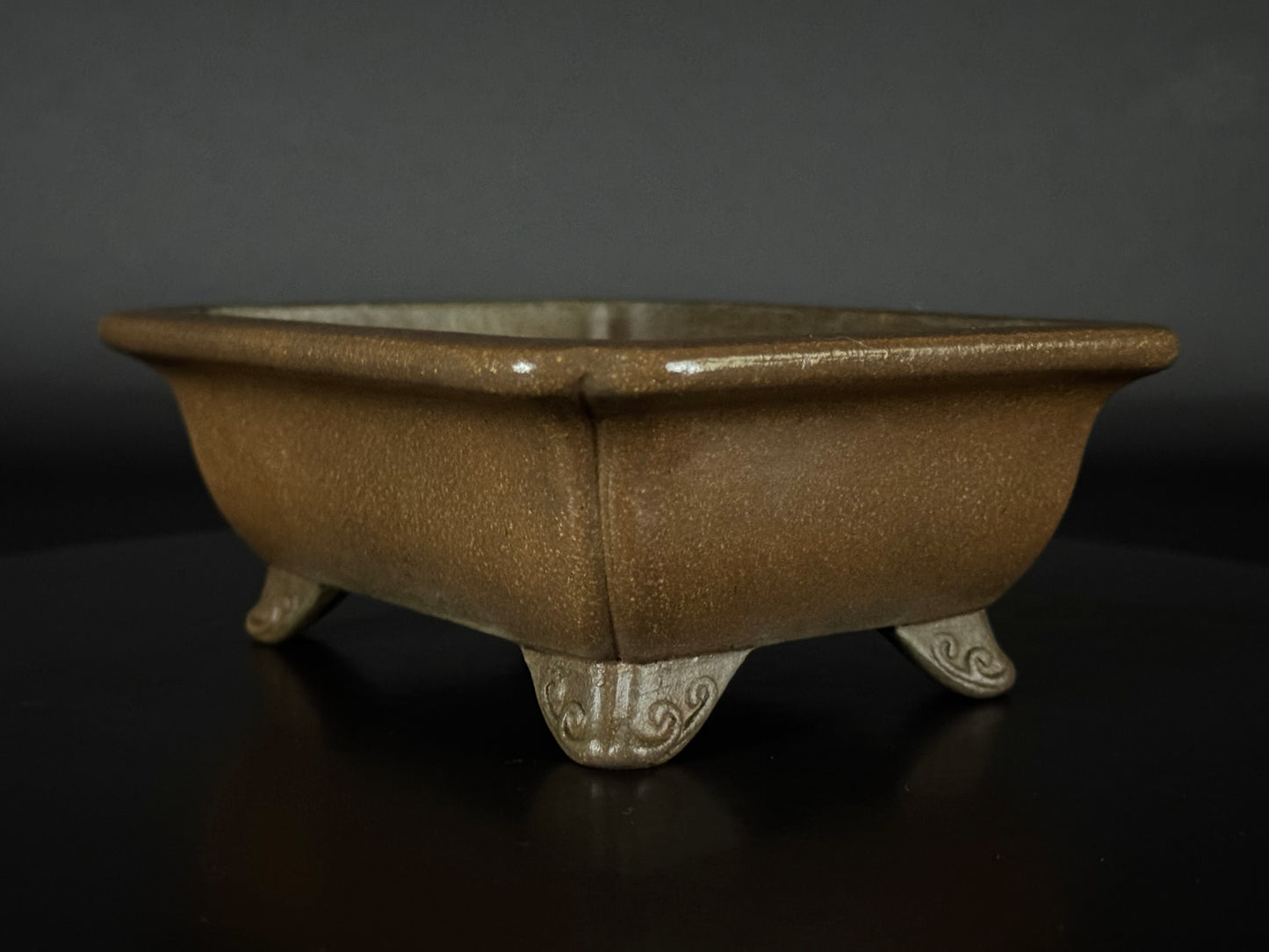 GYOUZAN 1St Gen (Nakano Yukizyou) "中野行常" - 常滑– 17.3cm Rectangular, Shohin (小品)