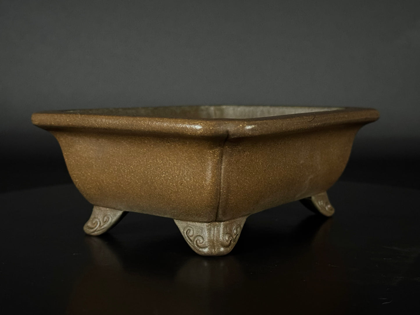 GYOUZAN 1St Gen (Nakano Yukizyou) "中野行常" - 常滑– 17.3cm Rectangular, Shohin (小品)