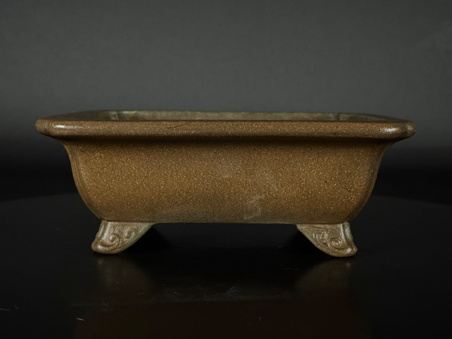 GYOUZAN 1St Gen (Nakano Yukizyou) "中野行常" - 常滑– 17.3cm Rectangular, Shohin (小品)