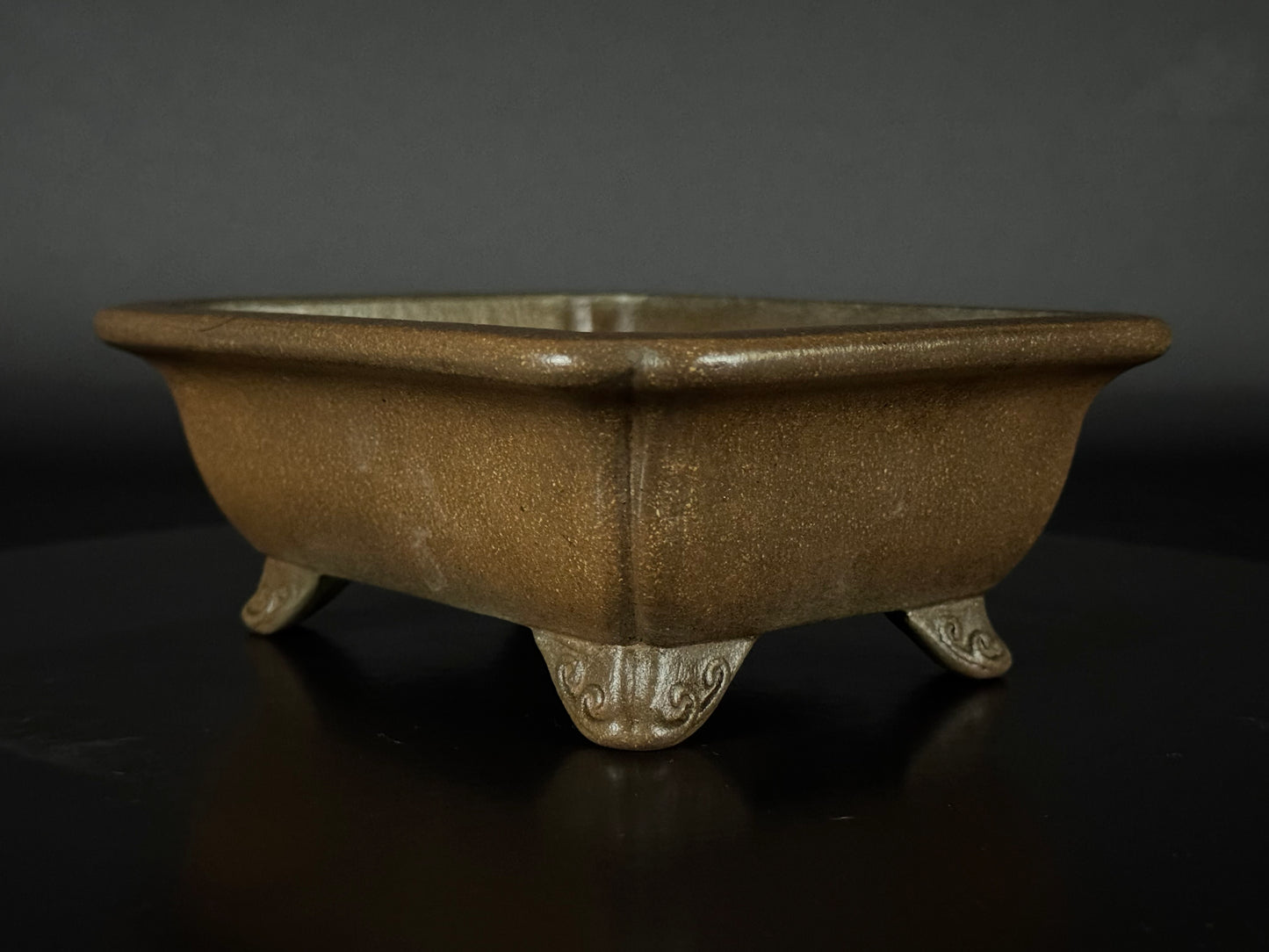 GYOUZAN 1St Gen (Nakano Yukizyou) "中野行常" - 常滑– 17.3cm Rectangular, Shohin (小品)