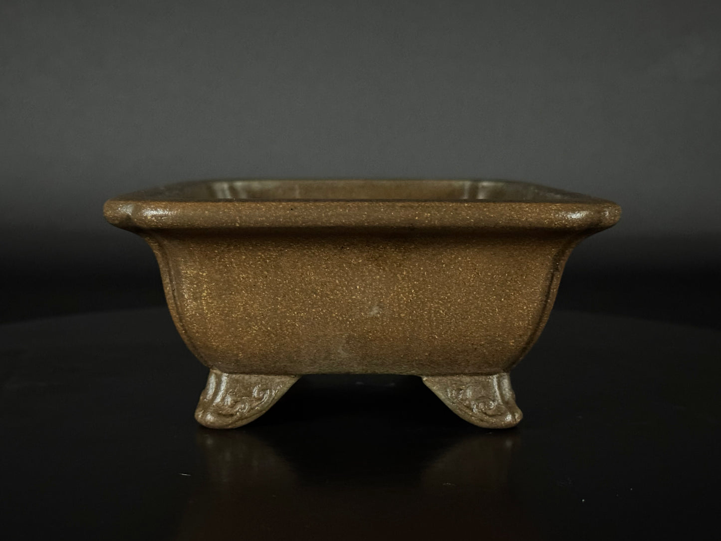 GYOUZAN 1St Gen (Nakano Yukizyou) "中野行常" - 常滑– 17.3cm Rectangular, Shohin (小品)