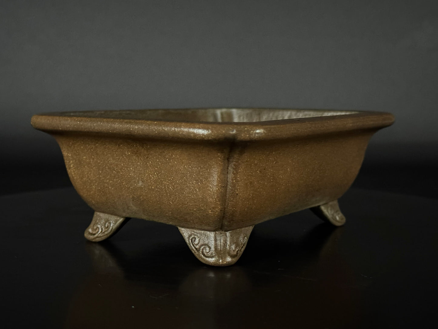GYOUZAN 1St Gen (Nakano Yukizyou) "中野行常" - 常滑– 17.3cm Rectangular, Shohin (小品)