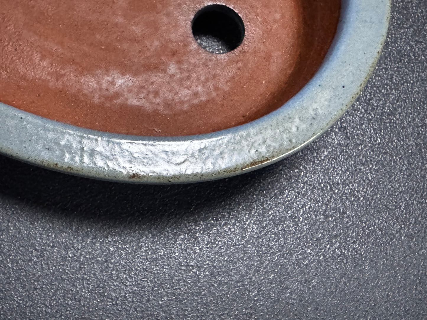 IKKO一洸 (Watanabe Kazuhiro 渡邉一弘) – 常滑 -31.3cm oval Celadon Blue Glaze (青釉 – Seiyū)