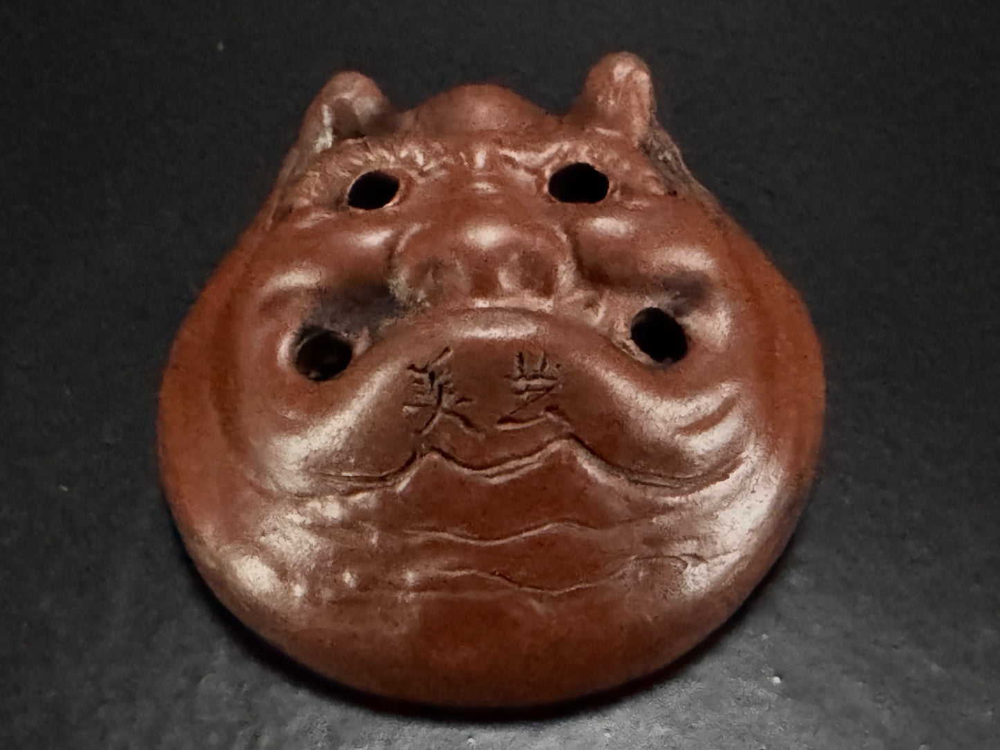 BIGEI 美芸 (Hirata Atsumi 平田あつみ) - 常滑–  4.9cm Demon Mame NOT for SALE!