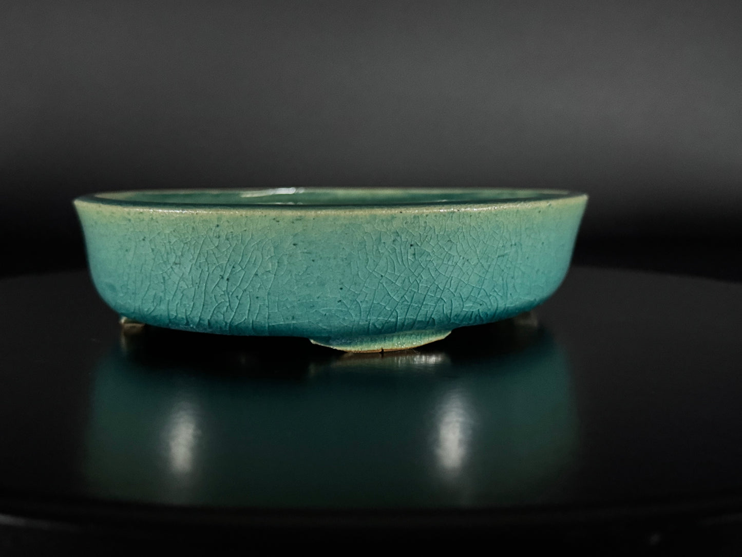 FUUKA (風香), Japan, oval, glazed (celadon crackle)19.5cm (On hold for a customer)